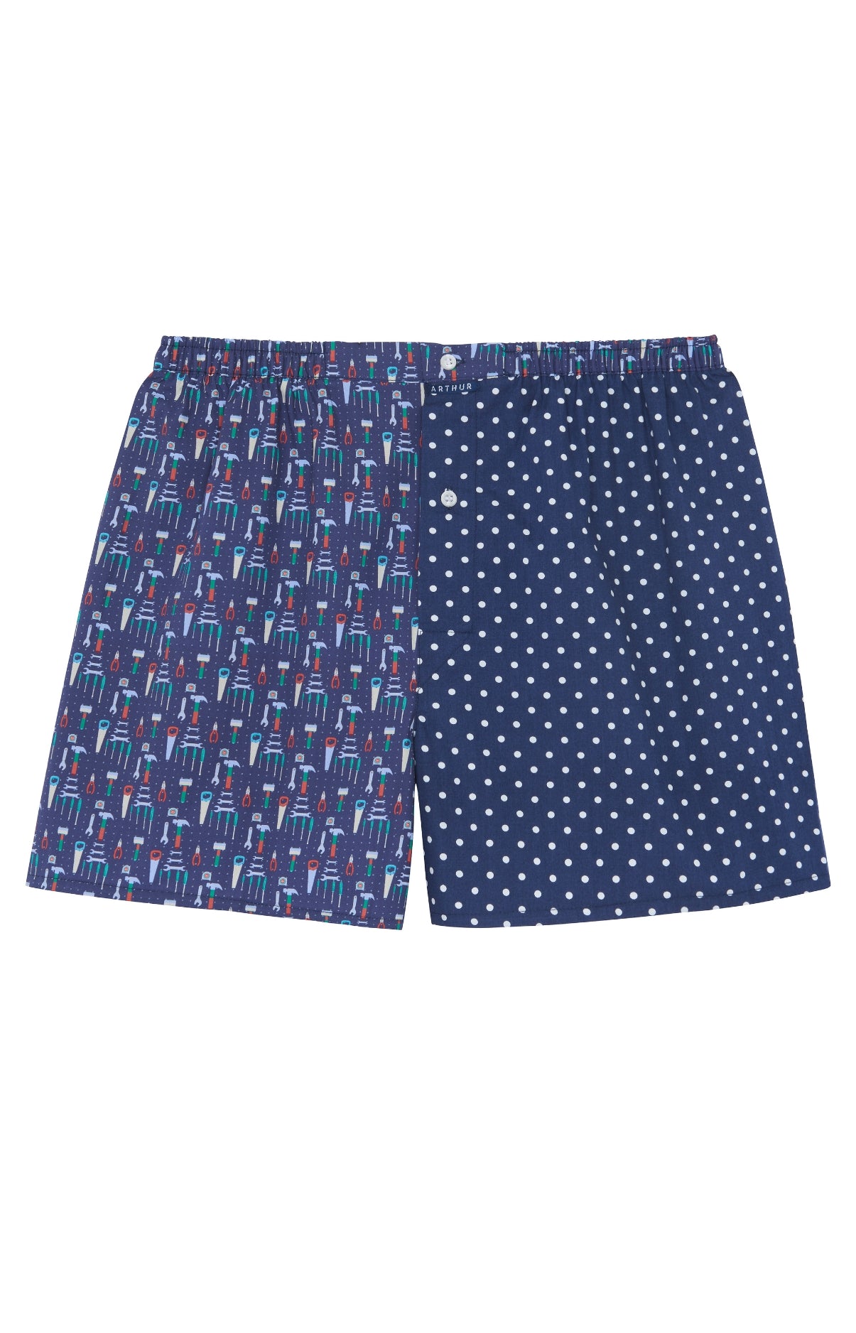 Caleçon classique Homme Upcyclé Brico Rouge 1