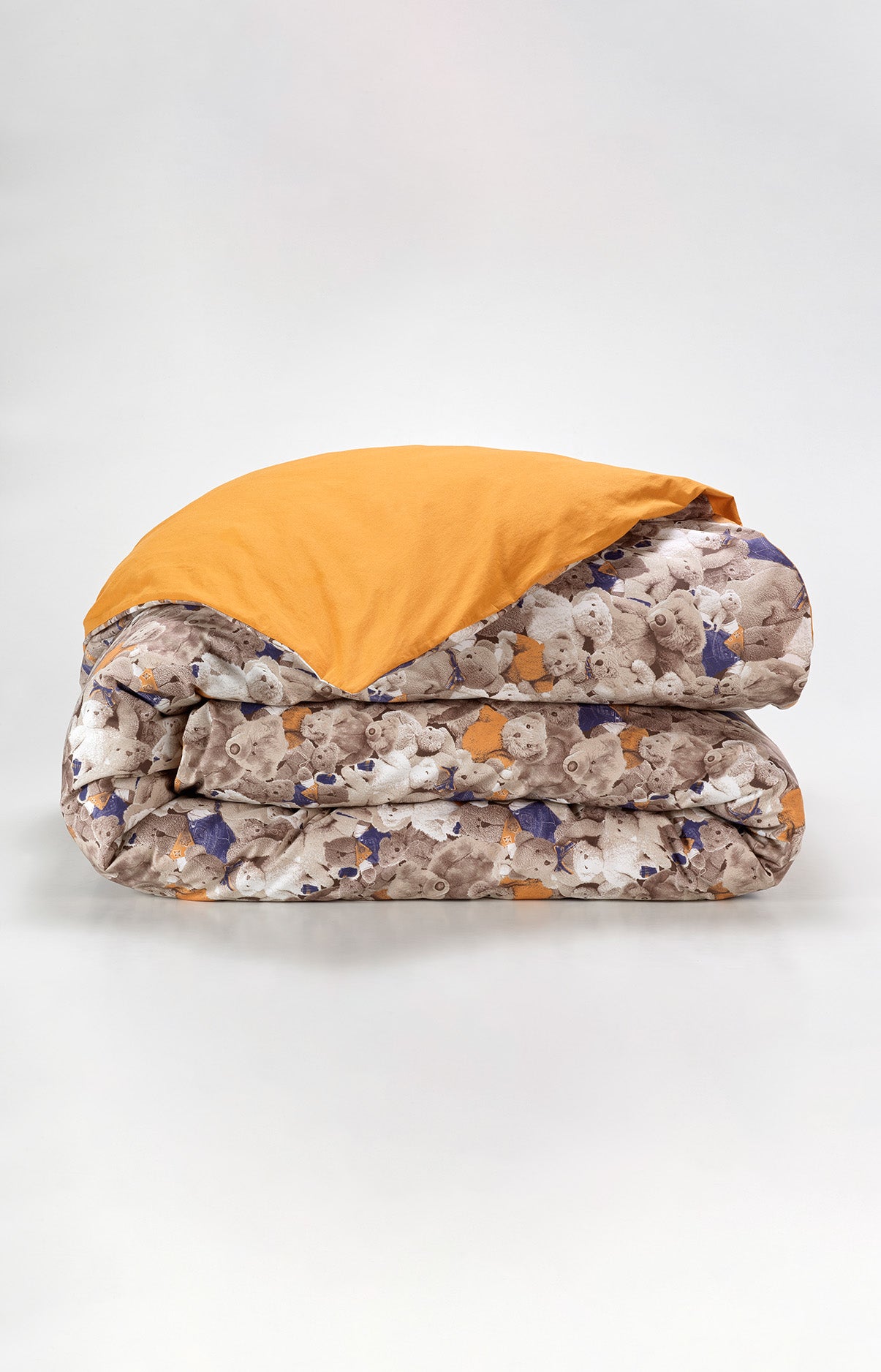 Parure de Lit Accessoires Adulte Teddy Multicolore et Beige et Marron 3