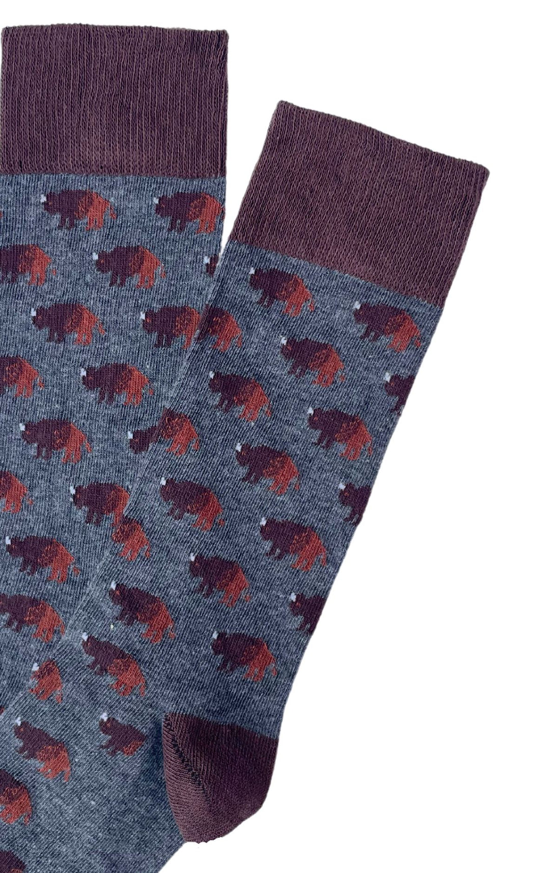 Chaussettes Homme Bison Gris 2