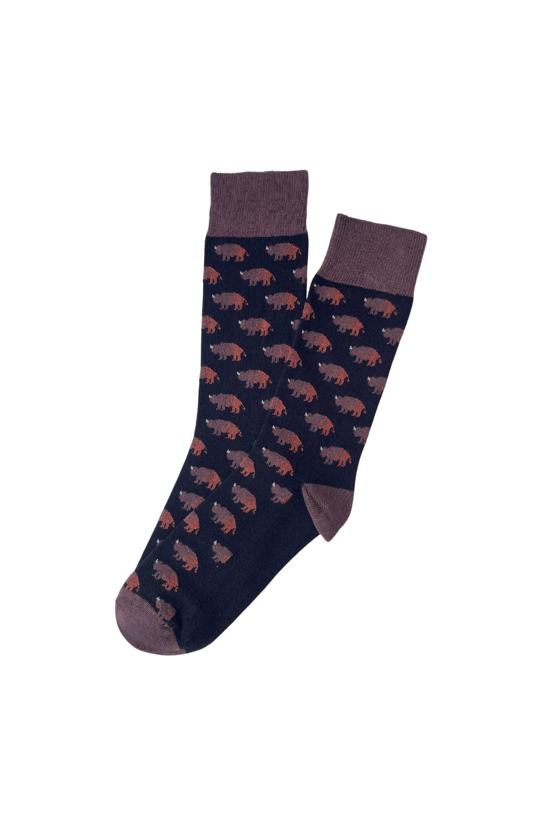 Chaussettes Homme Bison Gris 3
