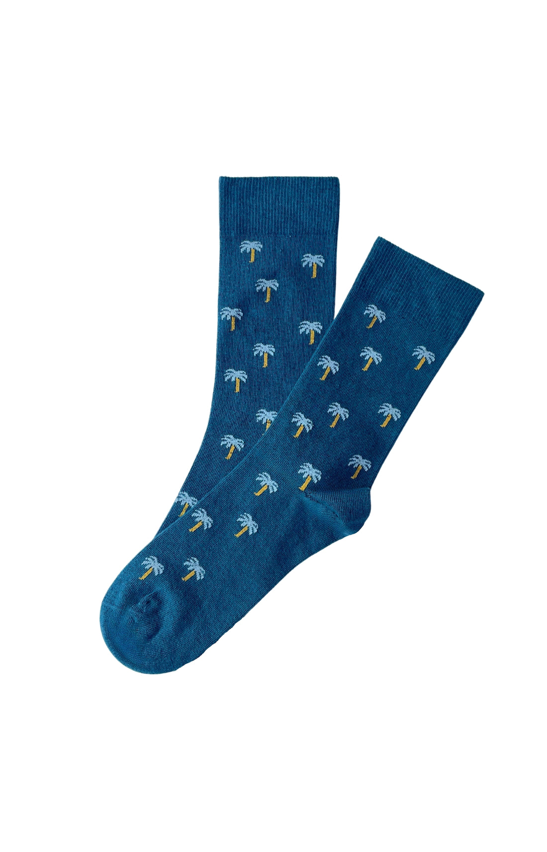 Chaussettes Homme Palmier Bleu 7