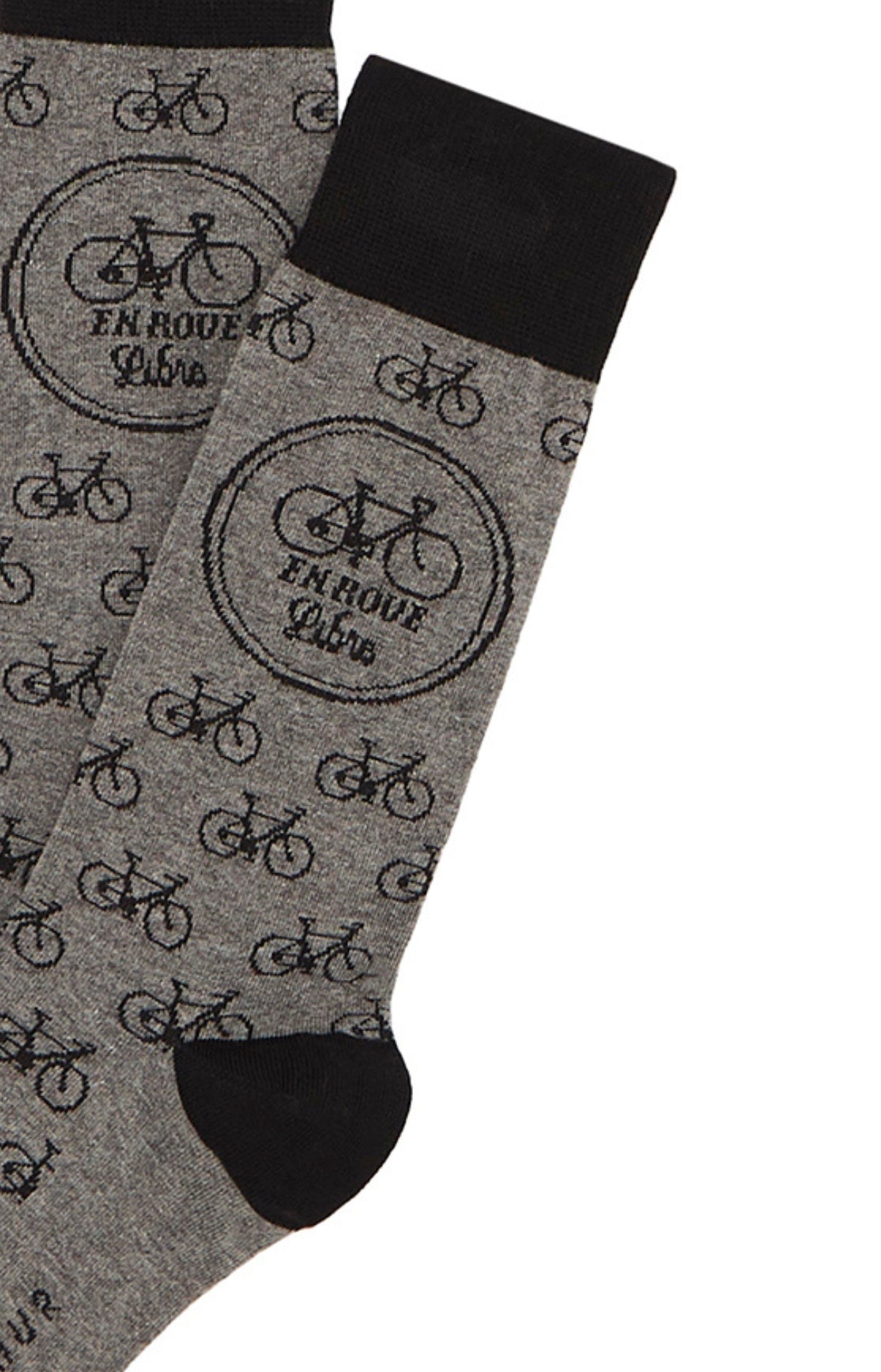 Chaussettes Homme Roue Libre Gris 4