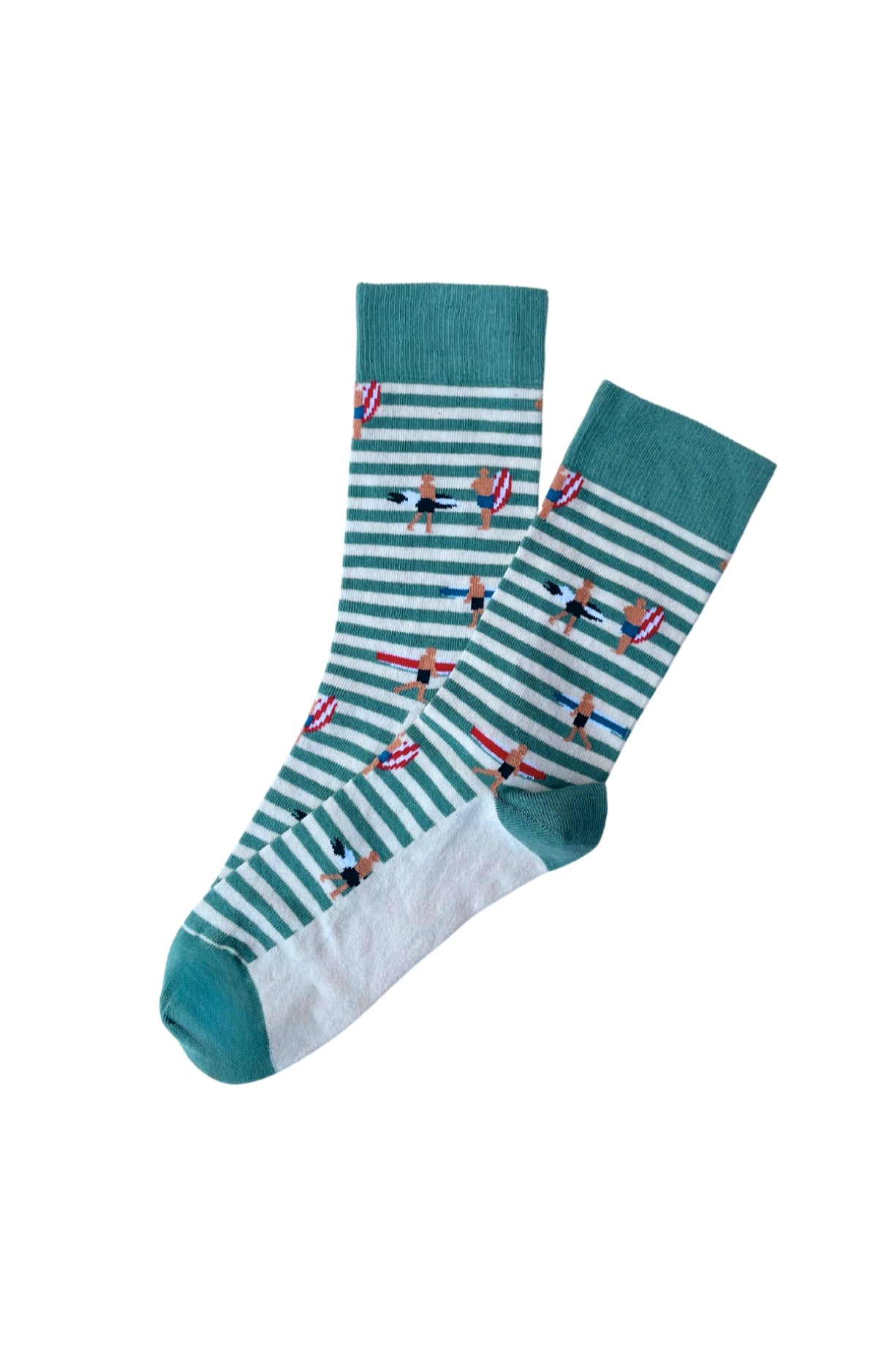 Chaussettes Homme Surf Vert 5