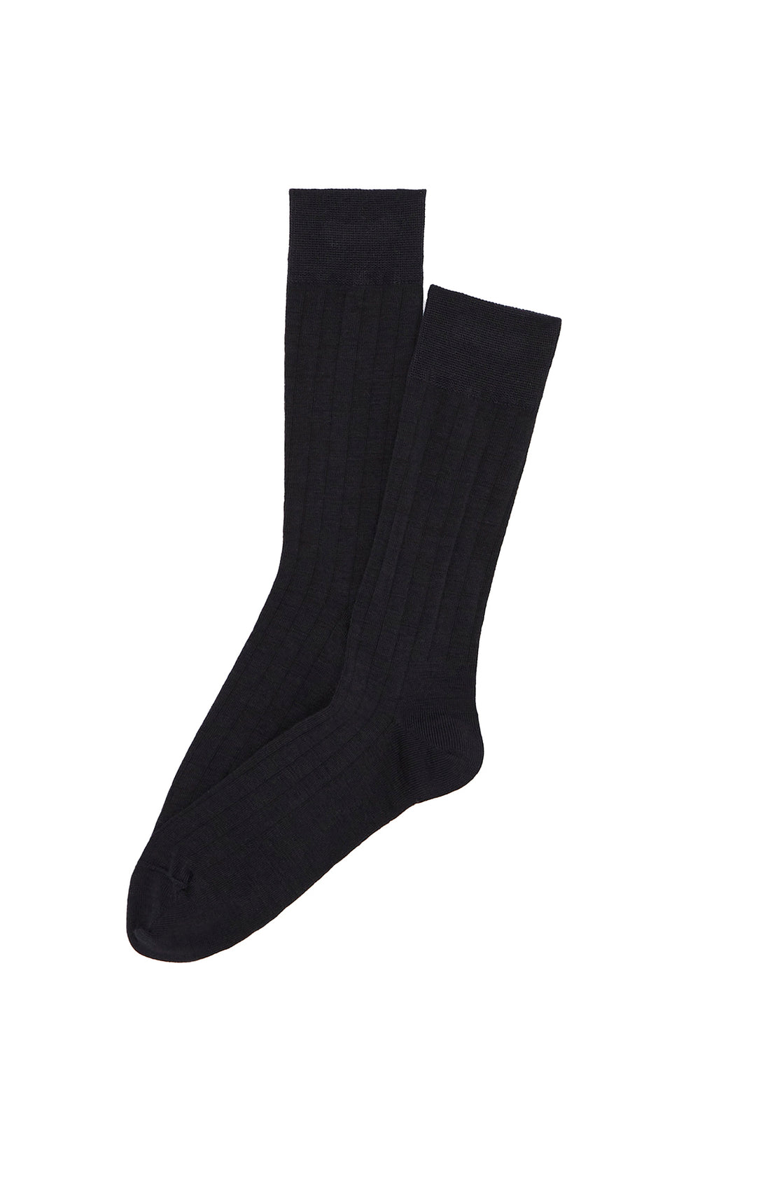 Chaussettes Homme Laine et Coton Marine 16