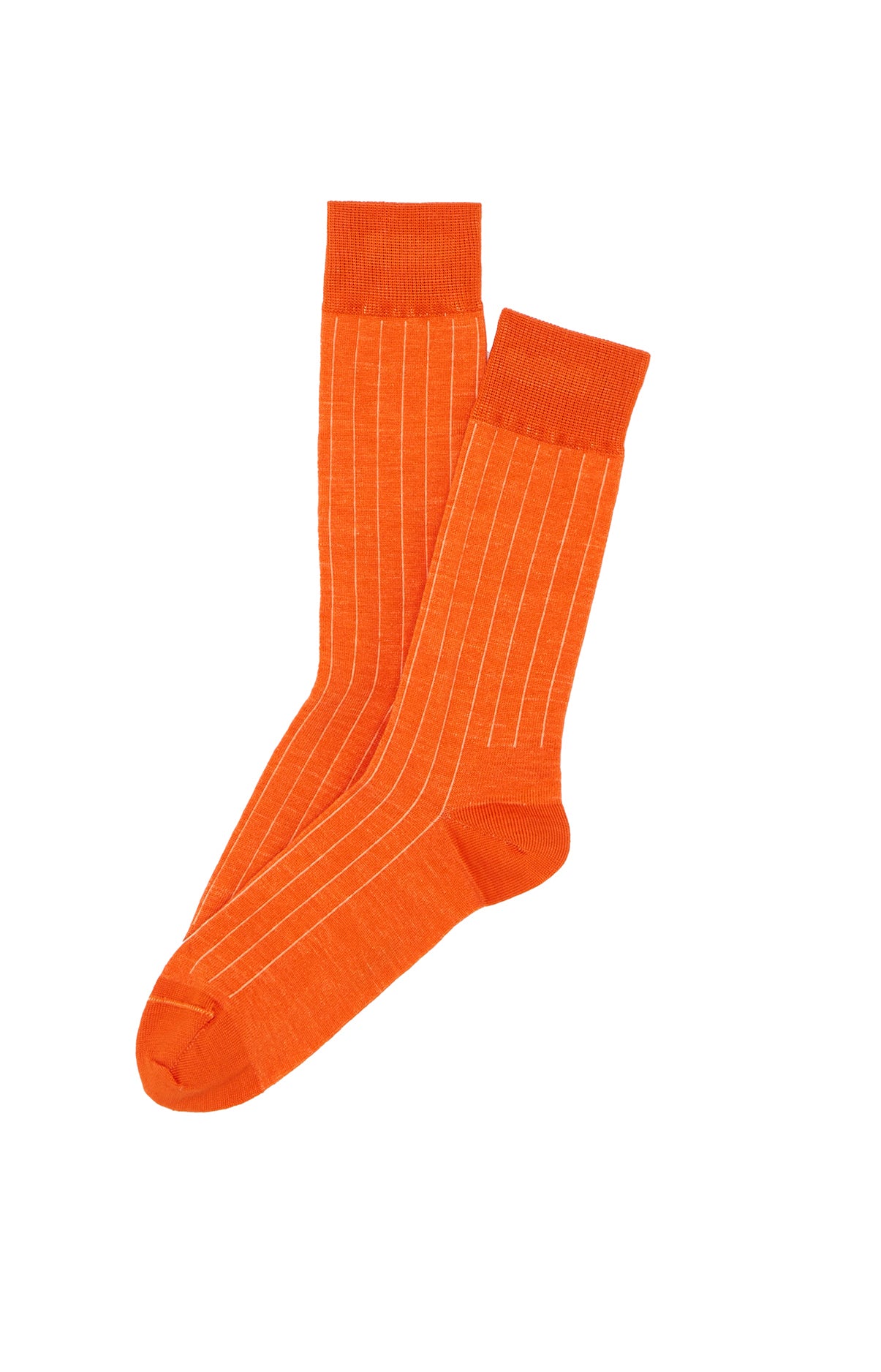 Chaussettes Homme Laine et Coton Orange 8