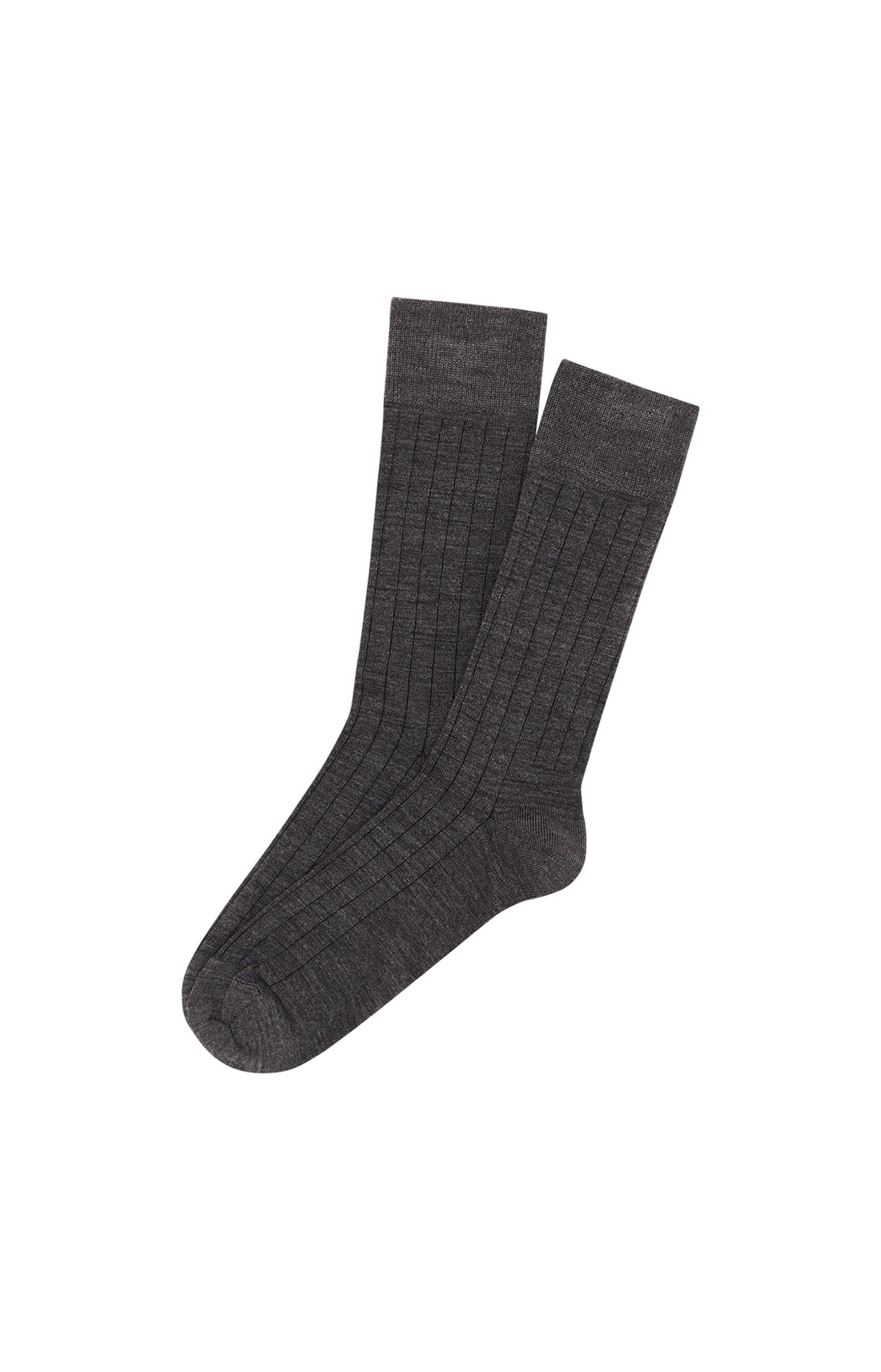 Chaussettes Homme laine et coton Gris 12