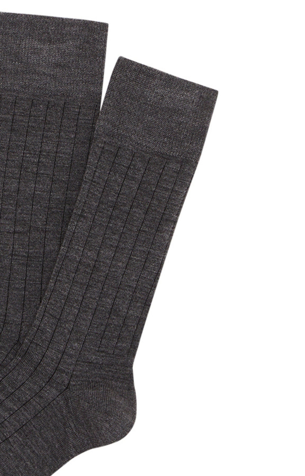 Chaussettes Homme laine et coton Gris 13