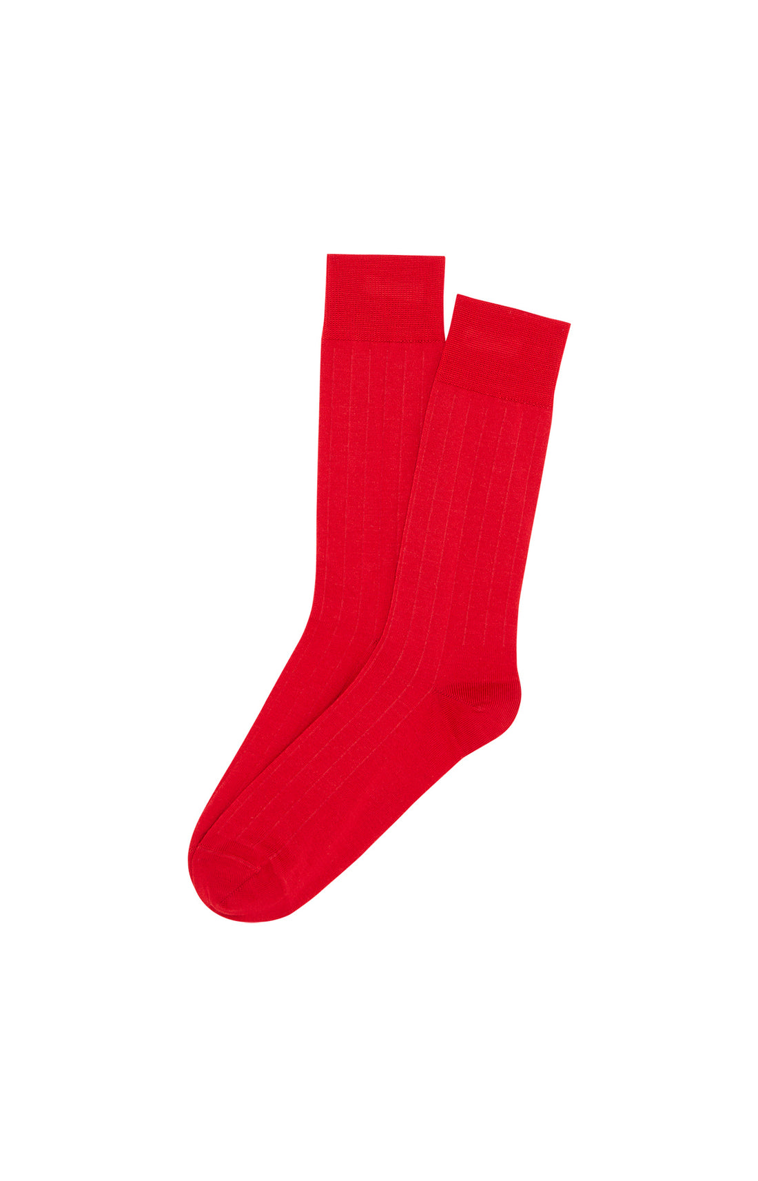 Chaussettes Homme laine et coton Rouge 14