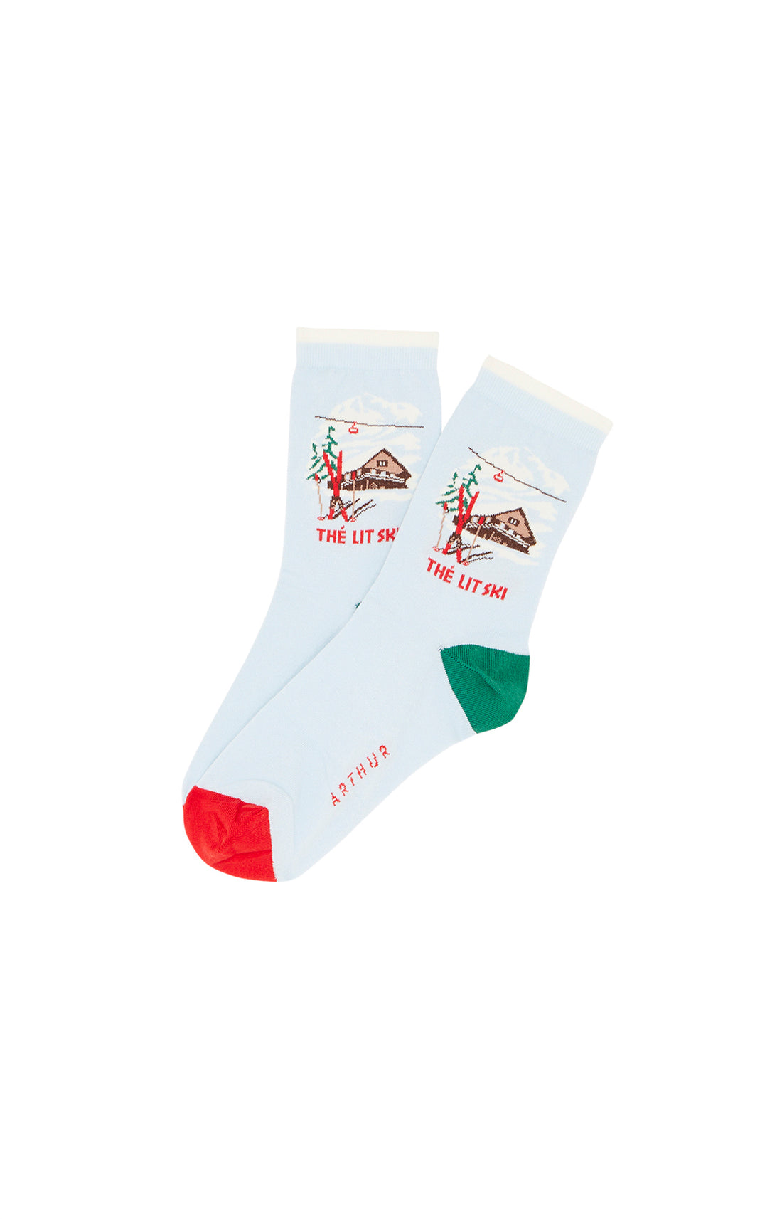 Chaussettes Femme Thé Lit Ski Bleu 1