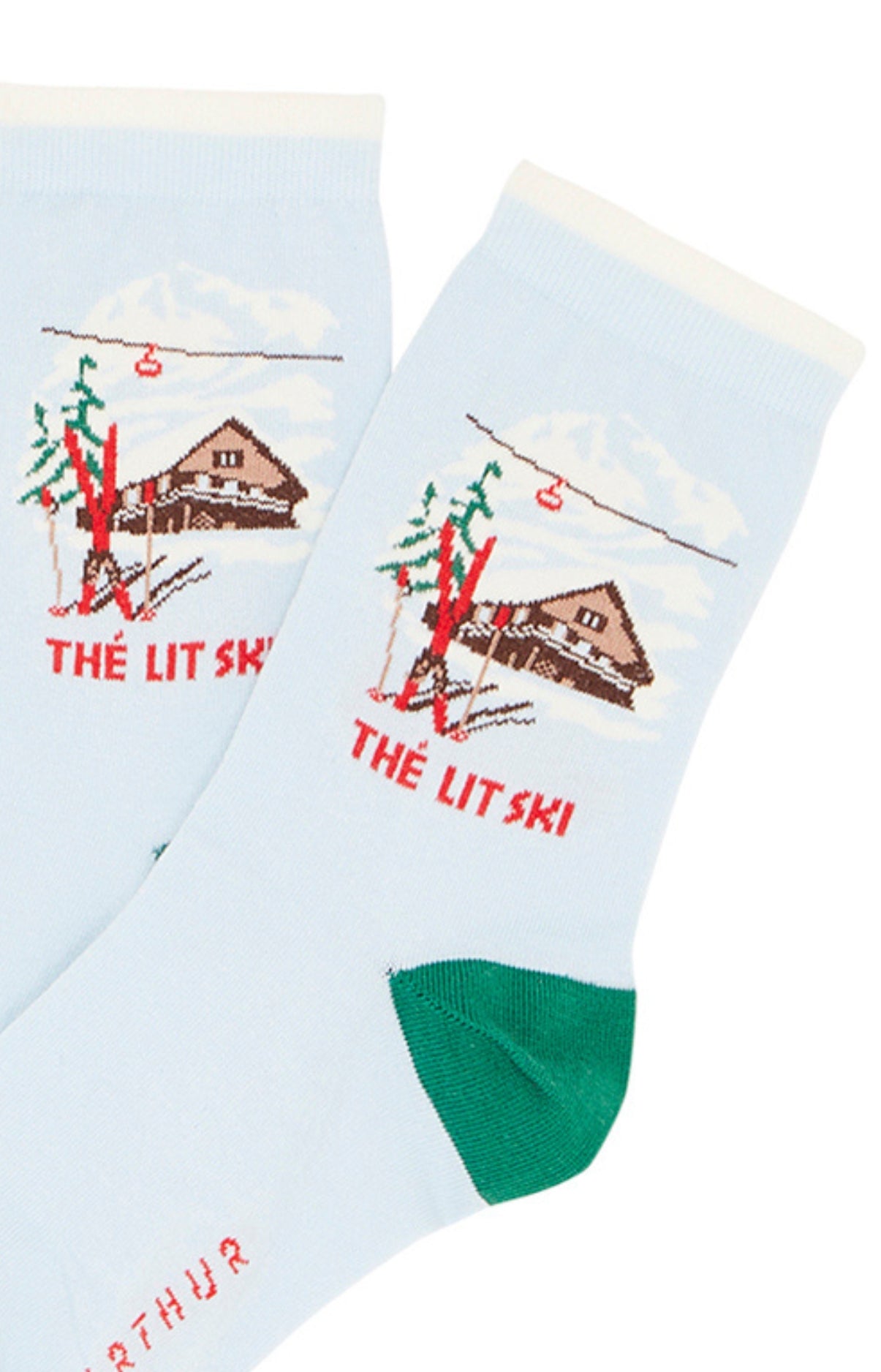 Chaussettes Femme Thé Lit Ski Bleu 2