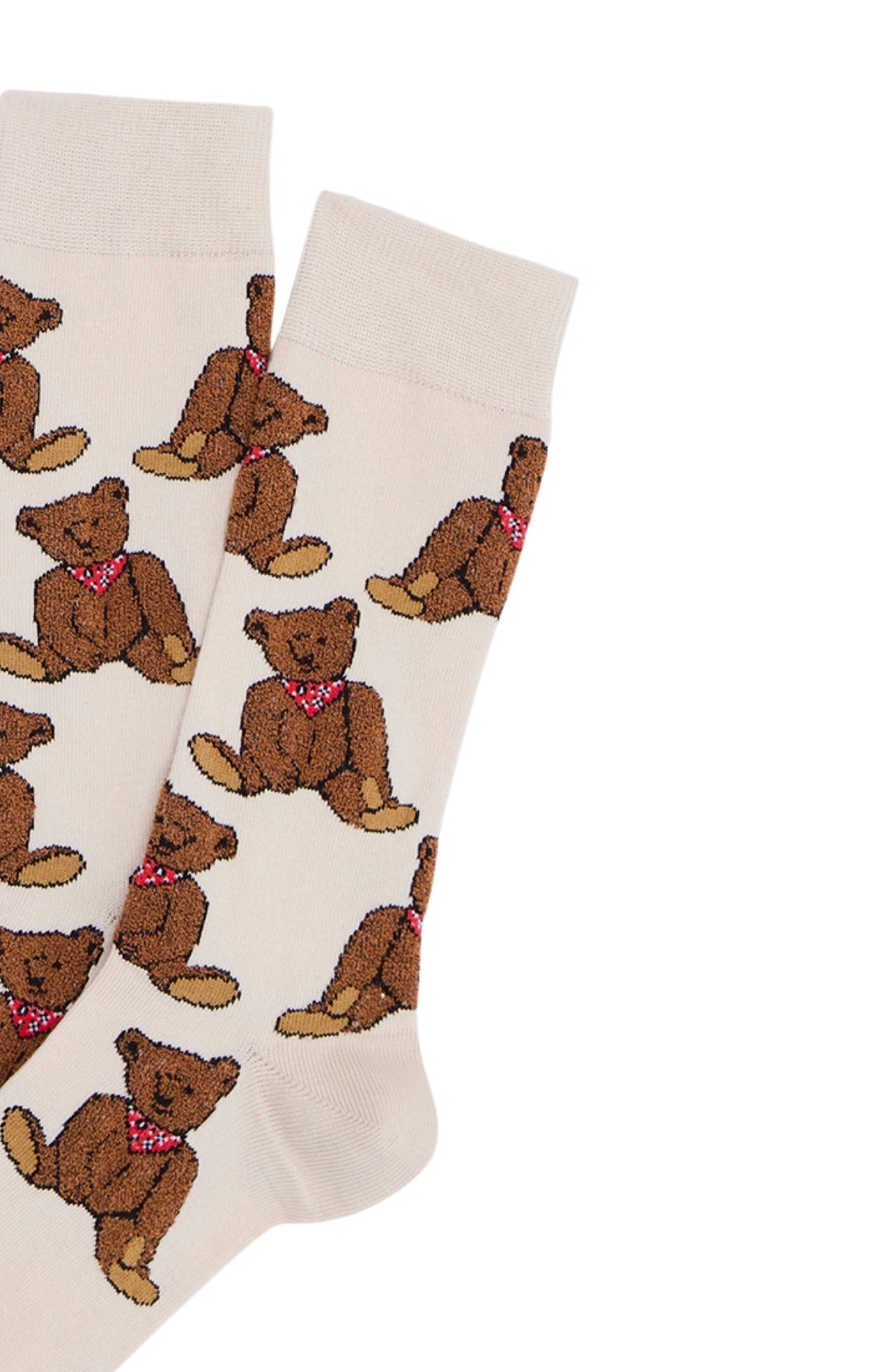 Chaussettes Femme Old Teddy Ivoire PERLE 2