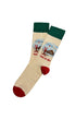 Chaussettes homme montagne ski beige 1