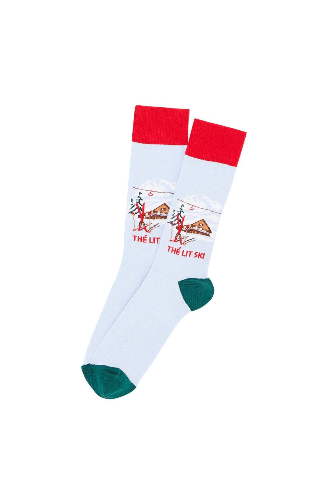 Chaussettes Femme Thé Lit Ski Bleu 3