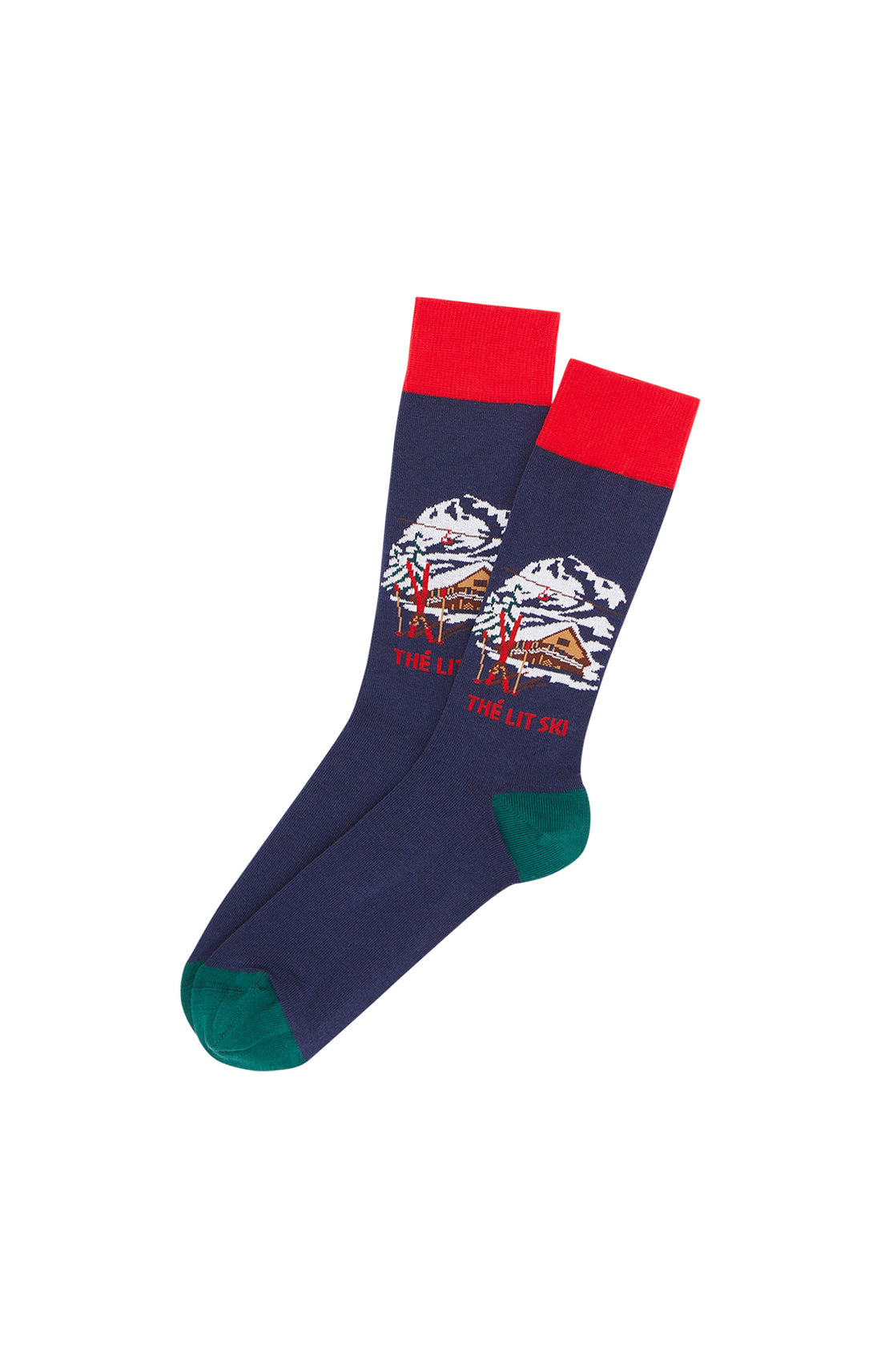 Chaussettes Femme Thé Lit Ski Bleu 5