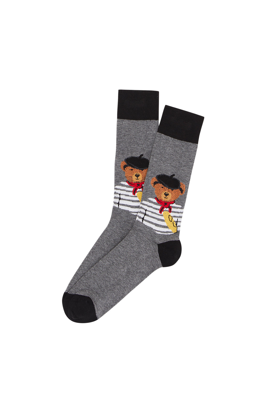 Chaussettes Homme Teddy in Paris Gris 7