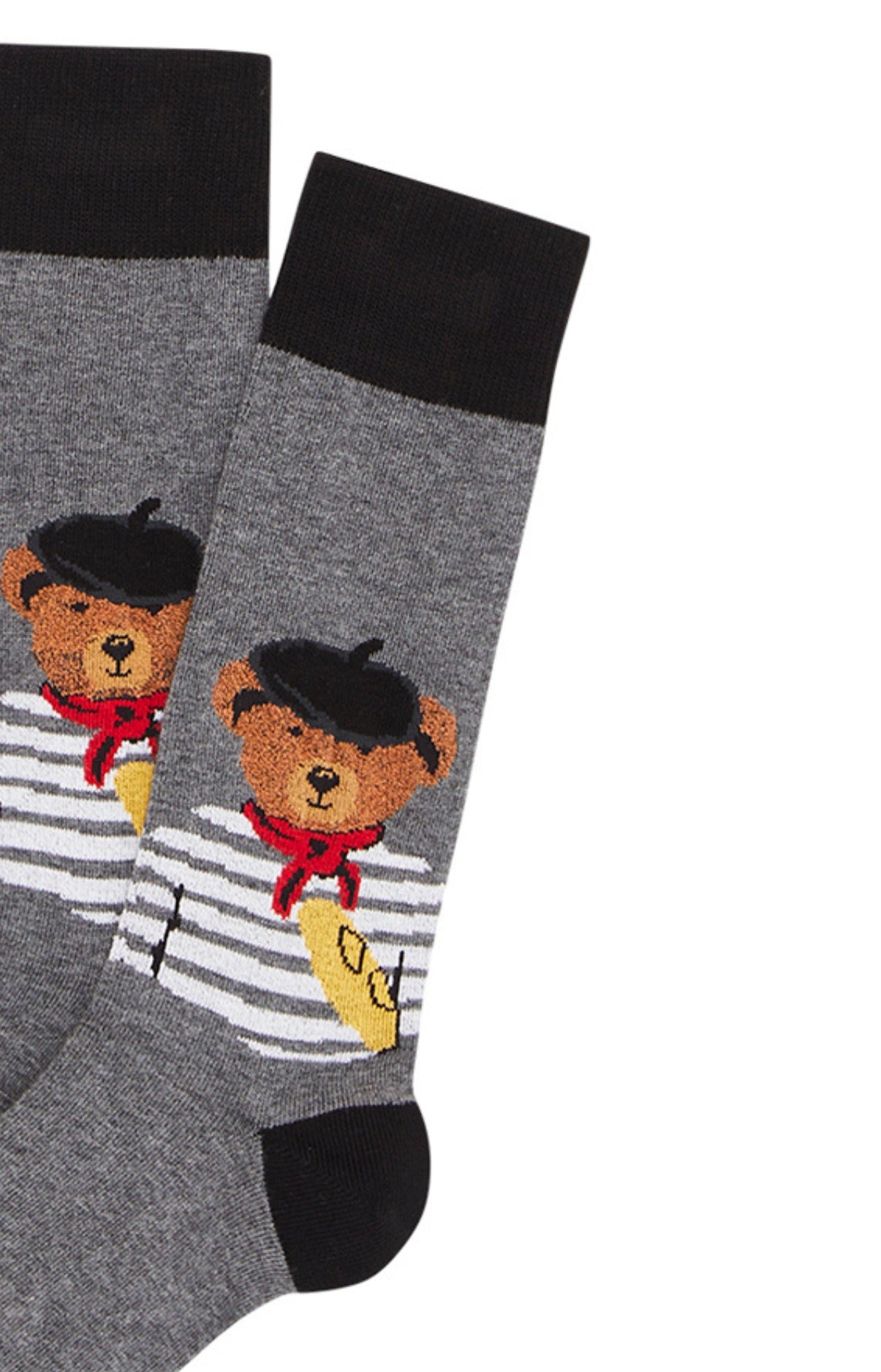 Chaussettes Homme Teddy in Paris Gris 8