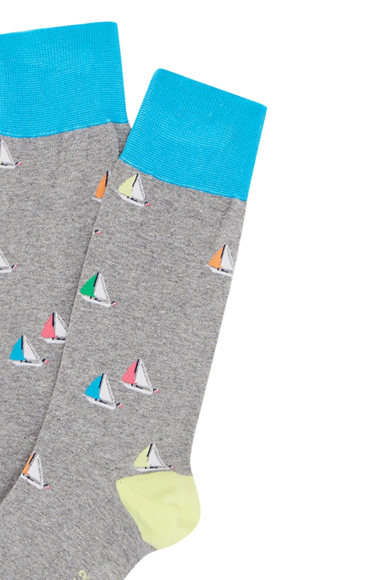 Chaussettes Homme Boat Gris et Multicolore 2