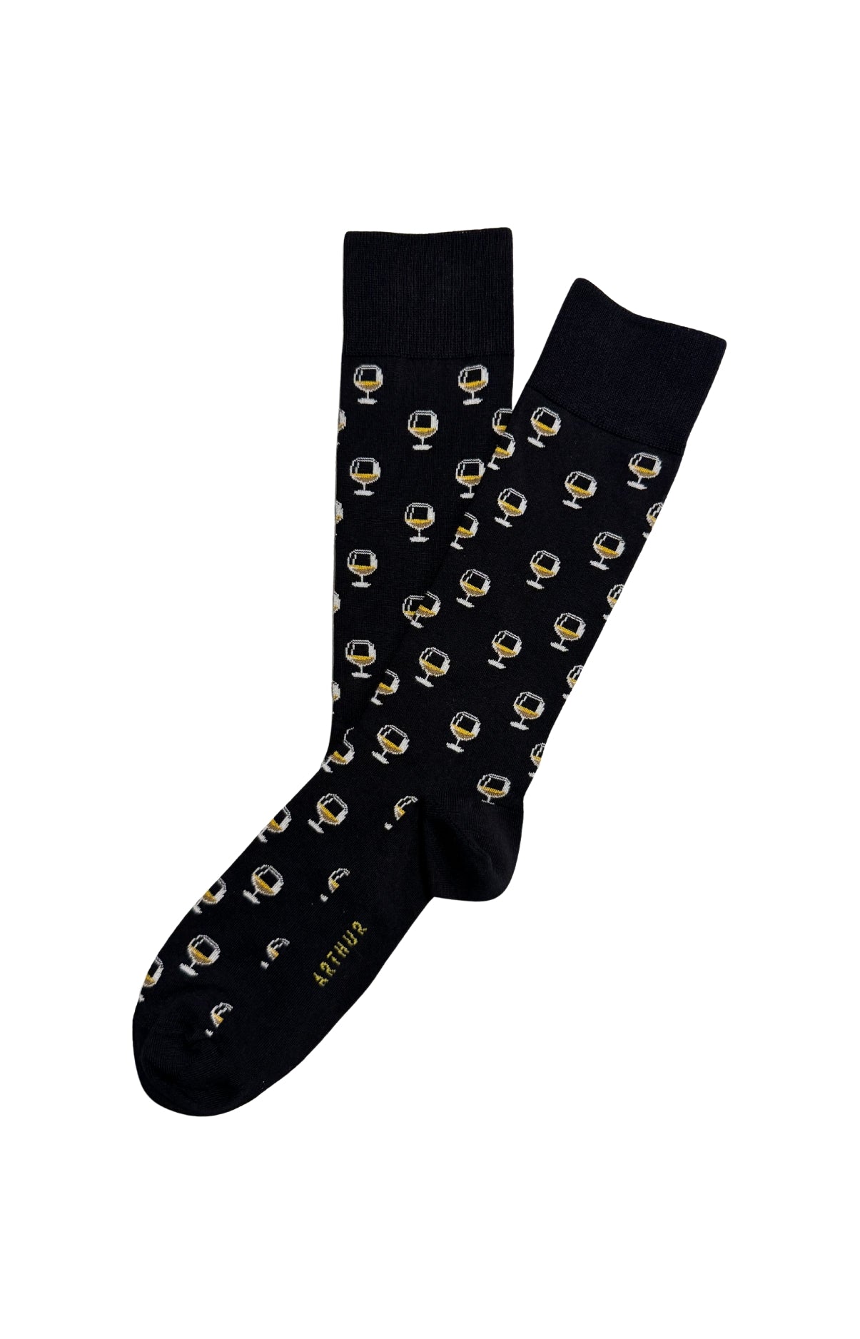 Chaussettes coton cognac homme 1