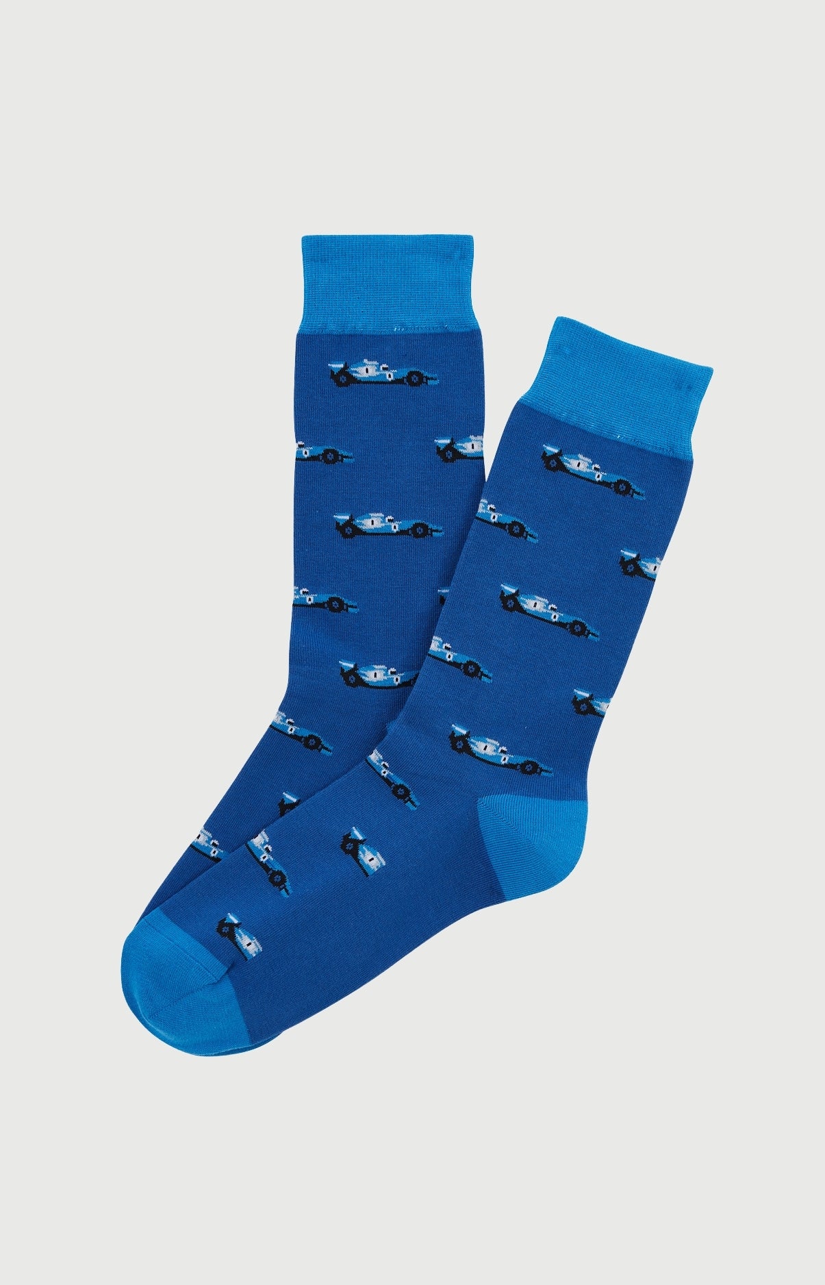 Chaussettes Homme Le Grand Prix du Sommeil Bleu Imprimé voiture formule 1 1