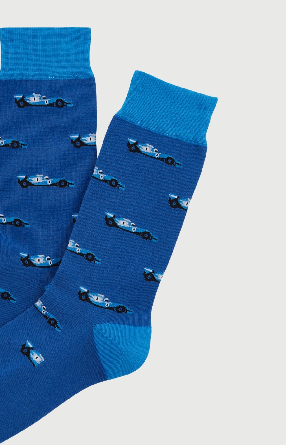 Chaussettes Homme Le Grand Prix du Sommeil Bleu Imprimé voiture formule 1 2