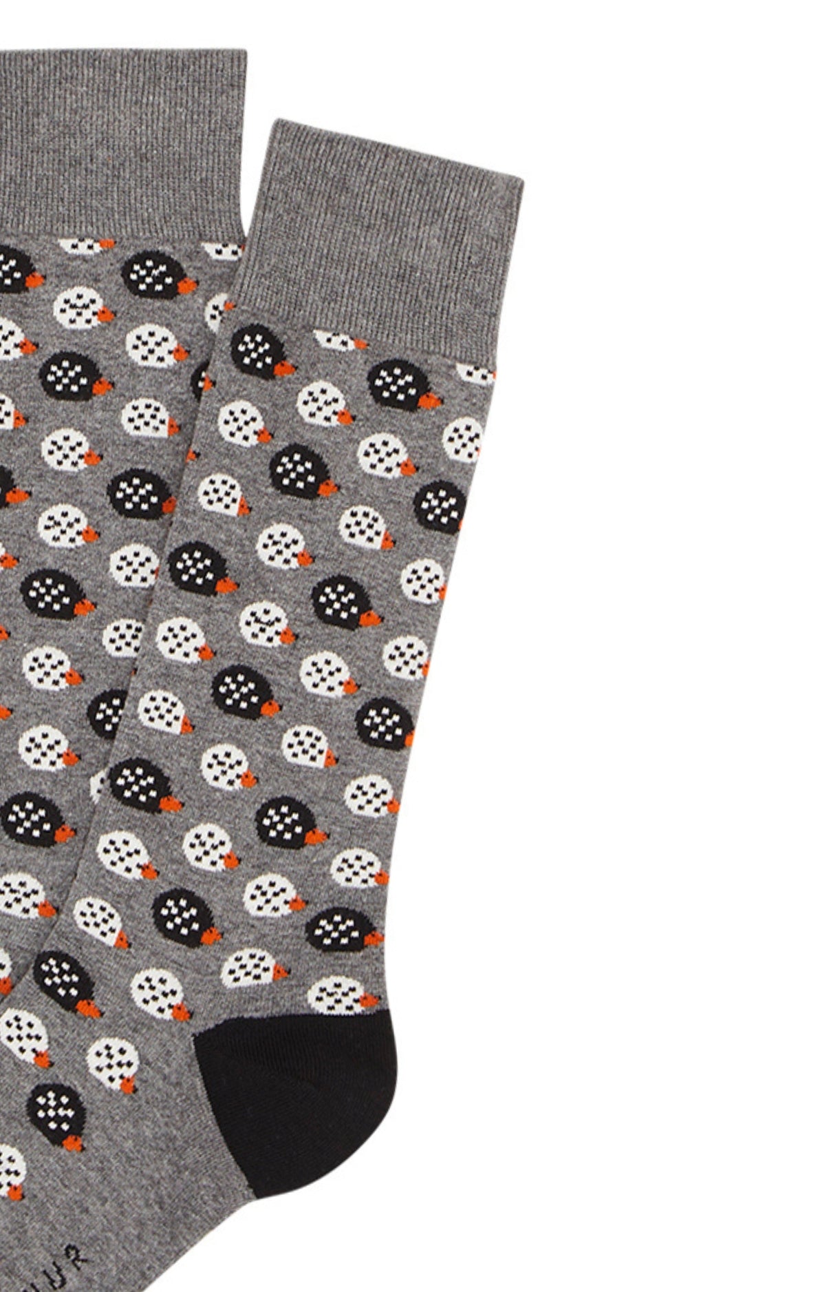 Chaussettes Homme Hérisson Gris 2