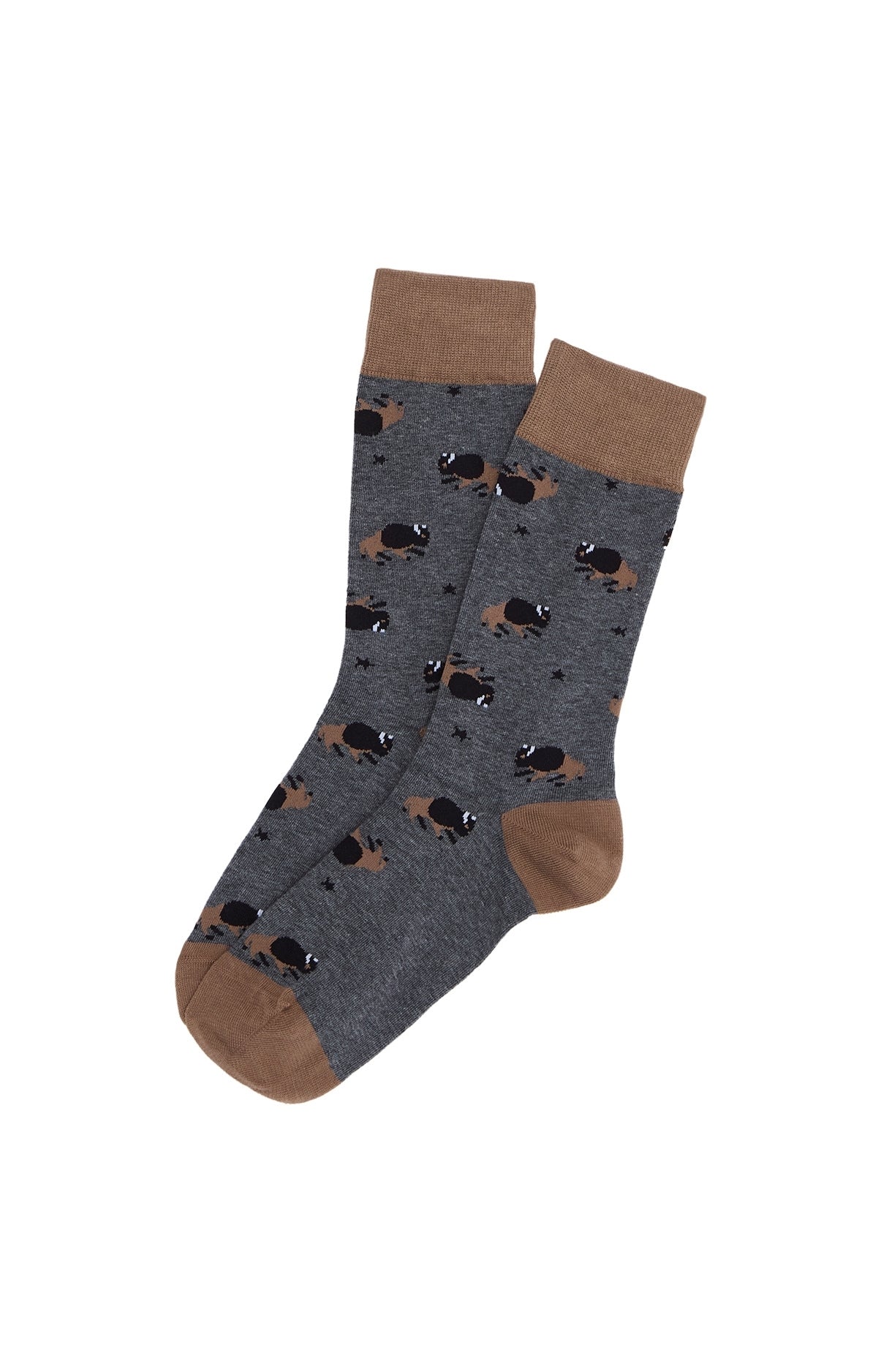Chaussettes Homme En Plaine Nuit Gris GRIS 1