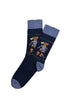 Chaussettes homme mousquetaires ours teddy marine 1