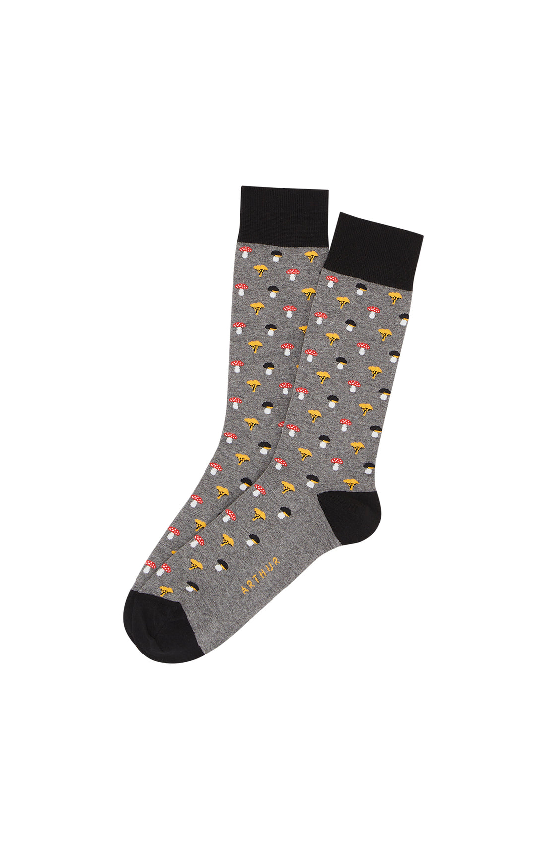 Chaussettes Homme Mushroom Beige et Marron 3