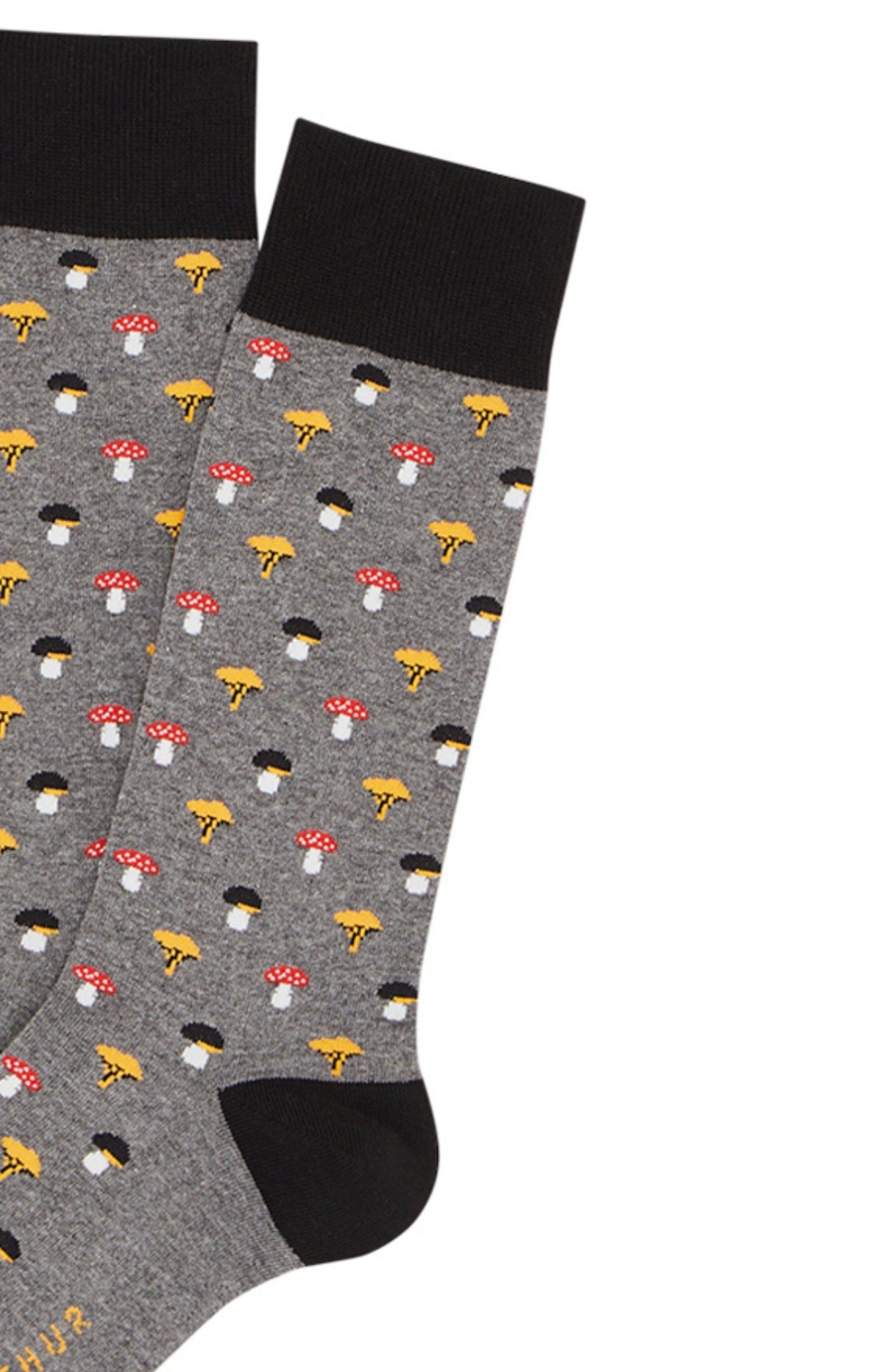 Chaussettes Homme Mushroom Beige et Marron 4