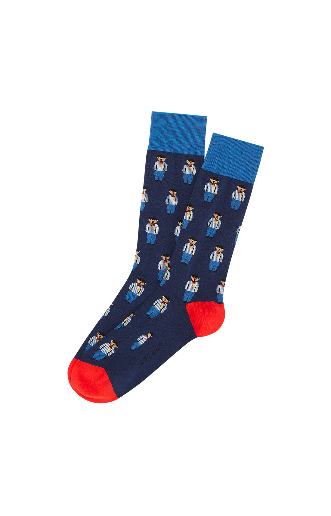 Chaussettes Homme Teddy in Paris Marine 1