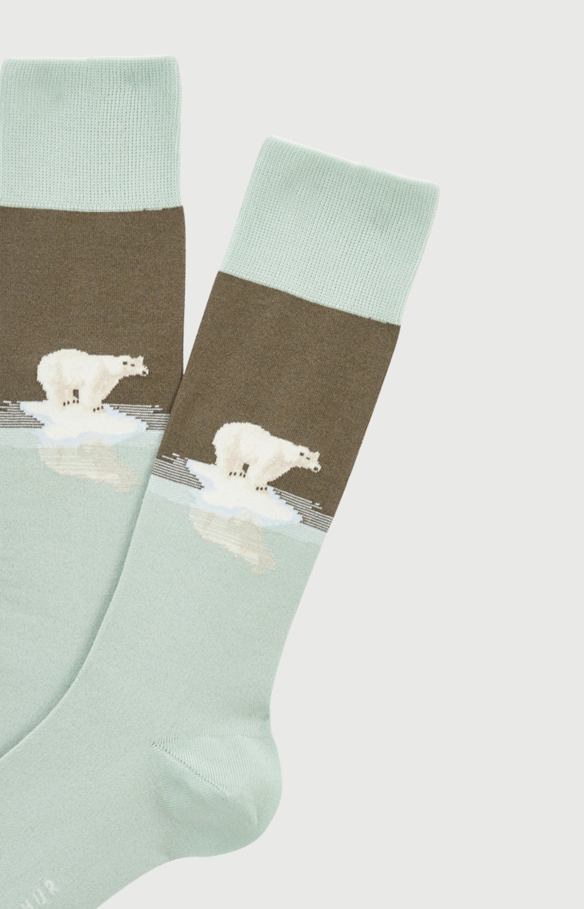 Chaussettes en coton pôle position blanc homme 2