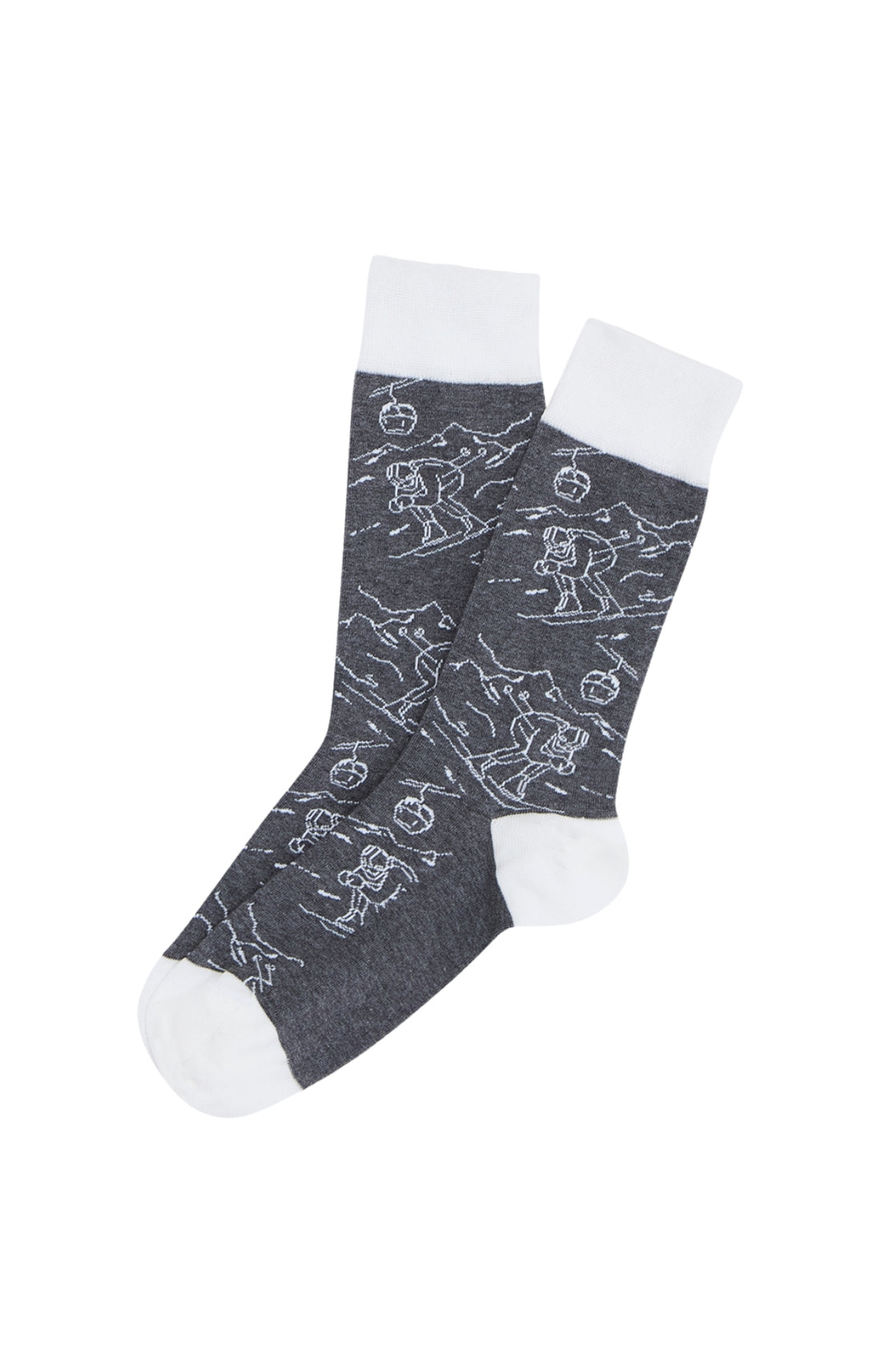 Chaussettes Homme Tout schuss Gris GRIS 1
