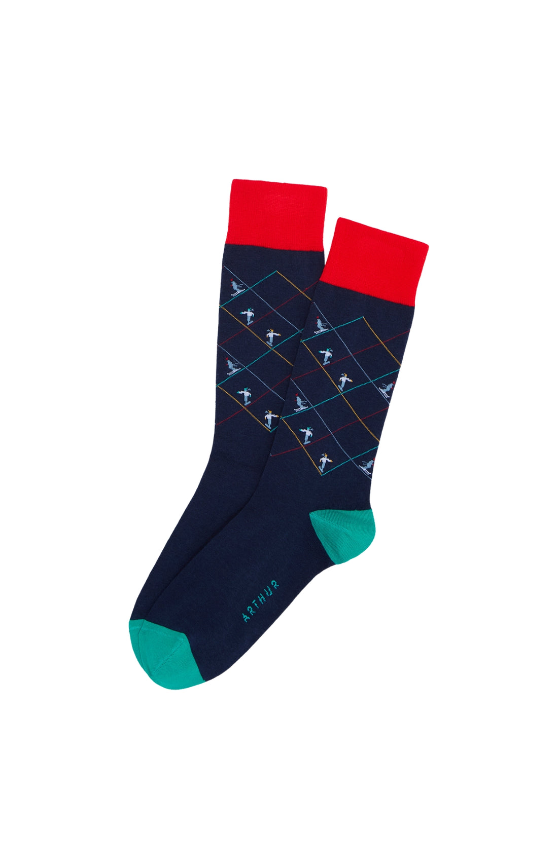 Chaussettes Homme Ski MARINE 1
