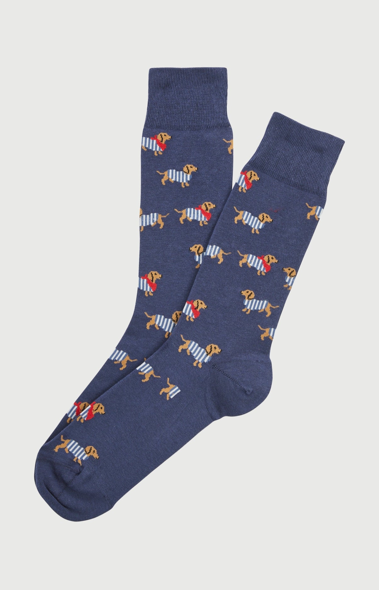 Chaussettes coton tobbie marine homme 1