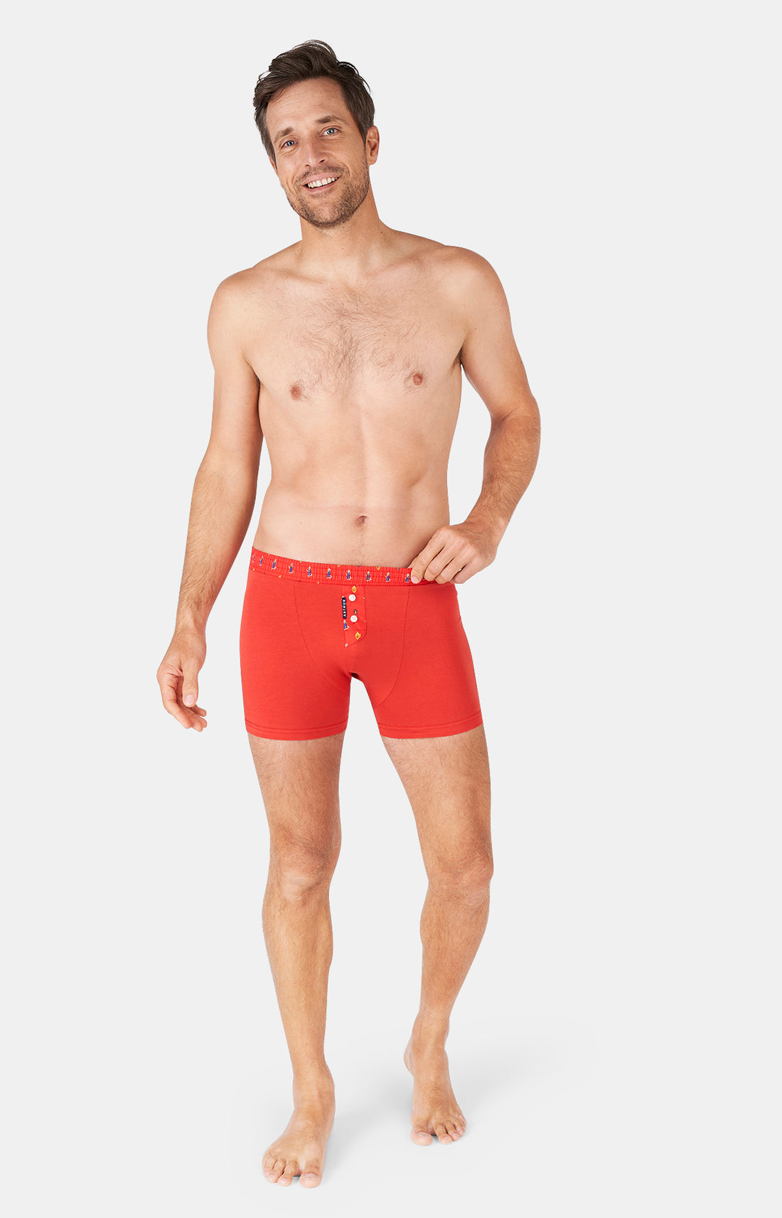 Red Club boxer - Cotton