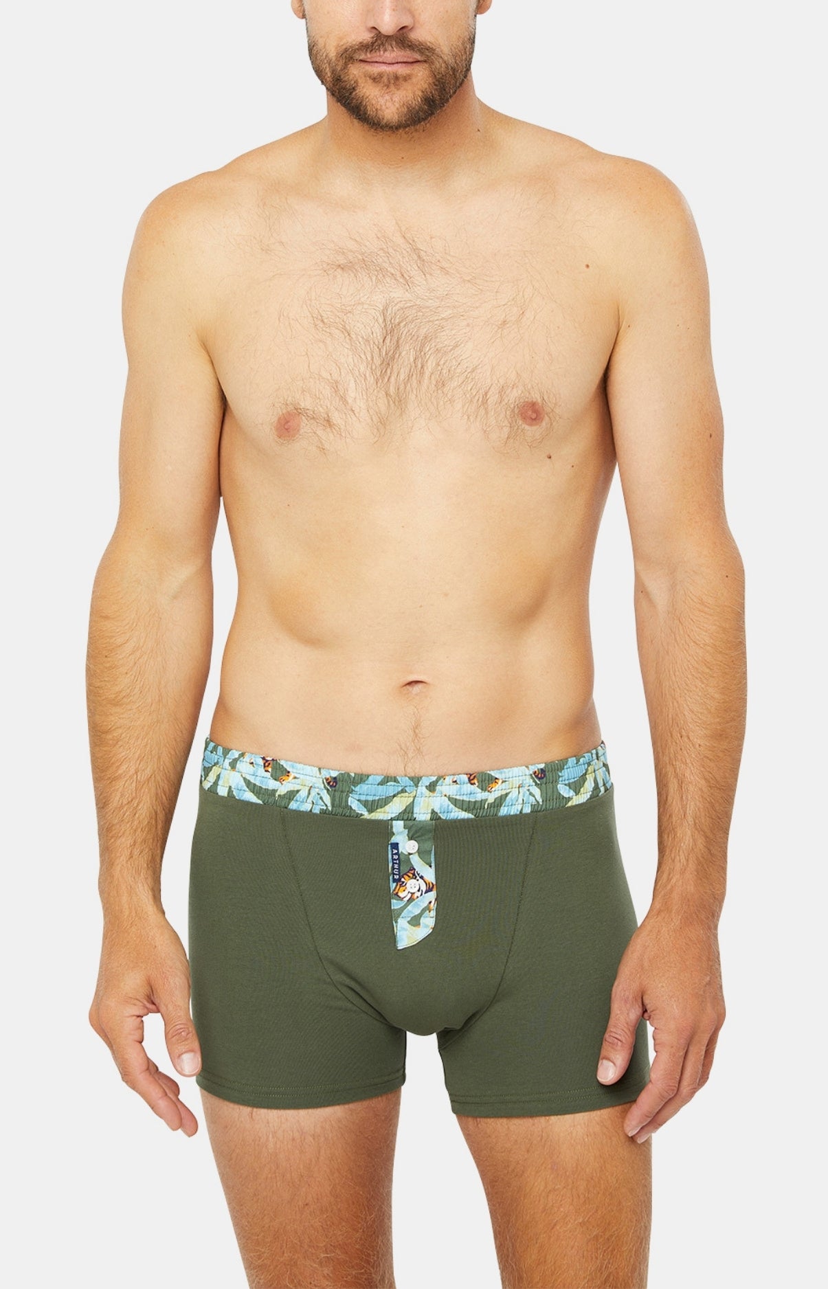 Boxer Homme Club Coton Bleu 11