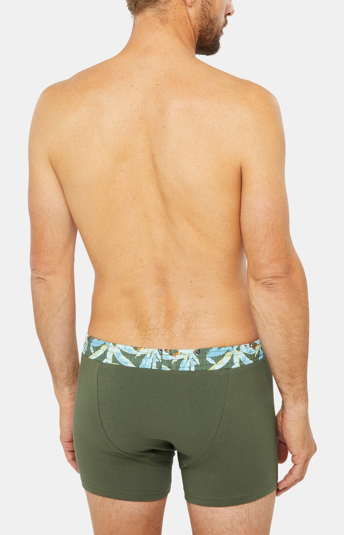 Boxer Homme Club Coton Bleu 15