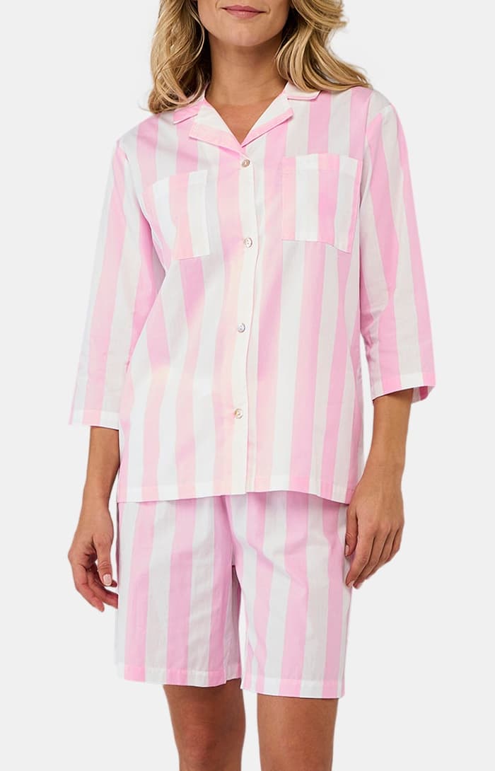 Pyjama court Femme Louise Rose 1