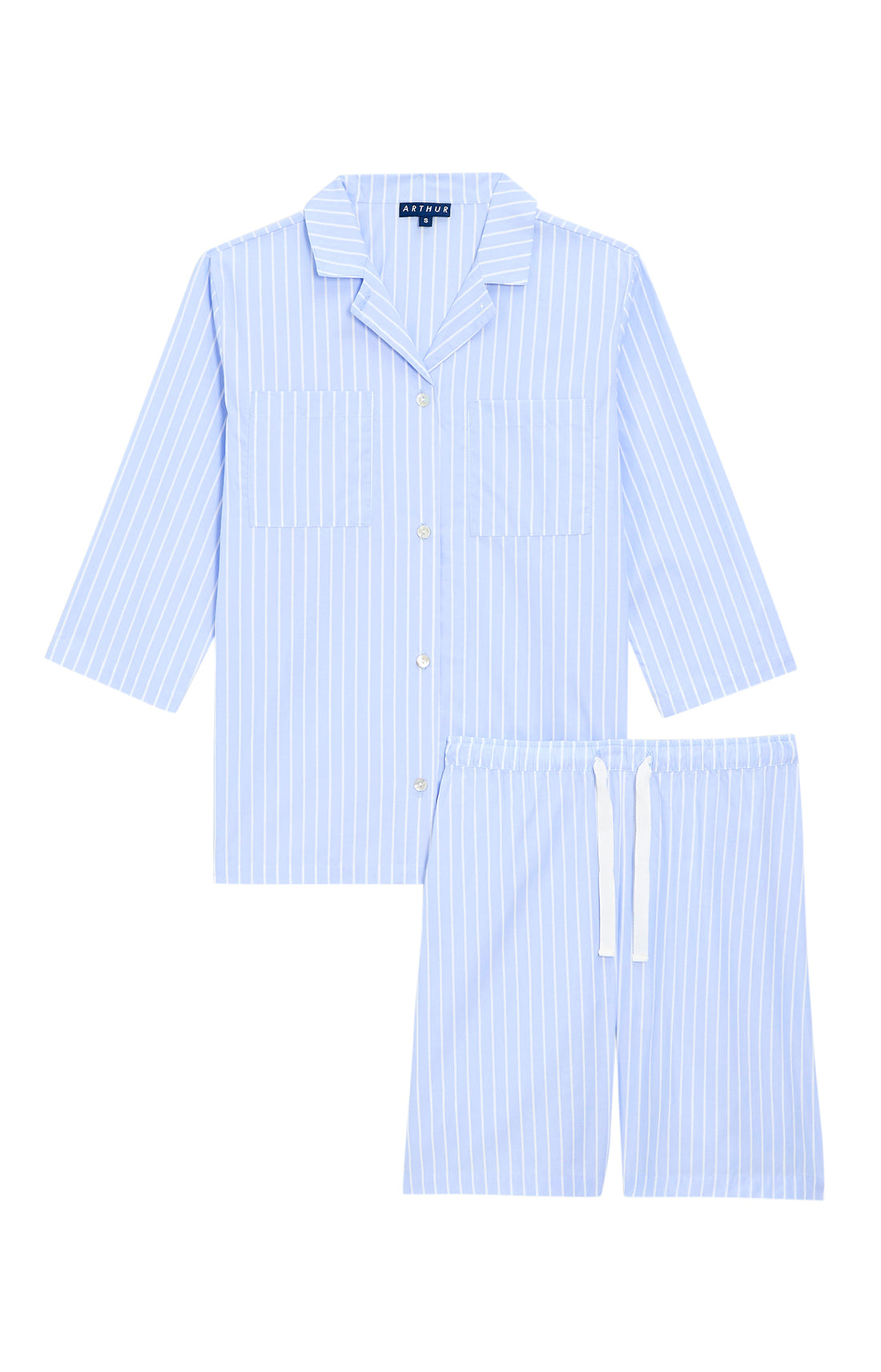 Pyjama court Femme Mona Bleu 3