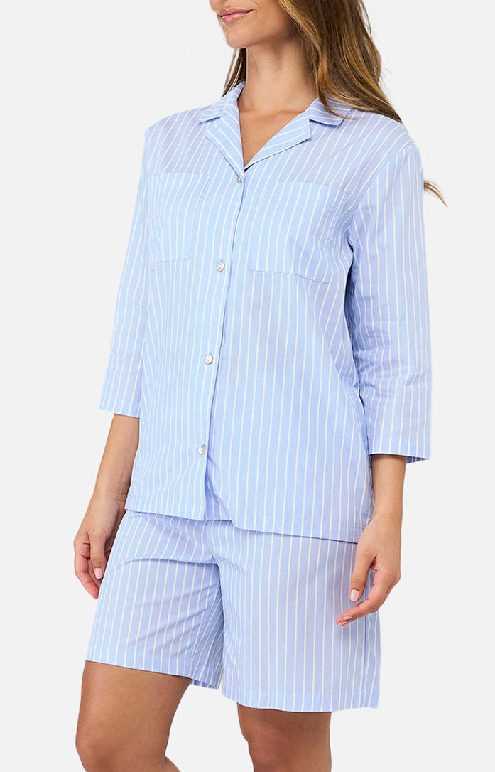 Pyjama court Femme Mona Bleu 2