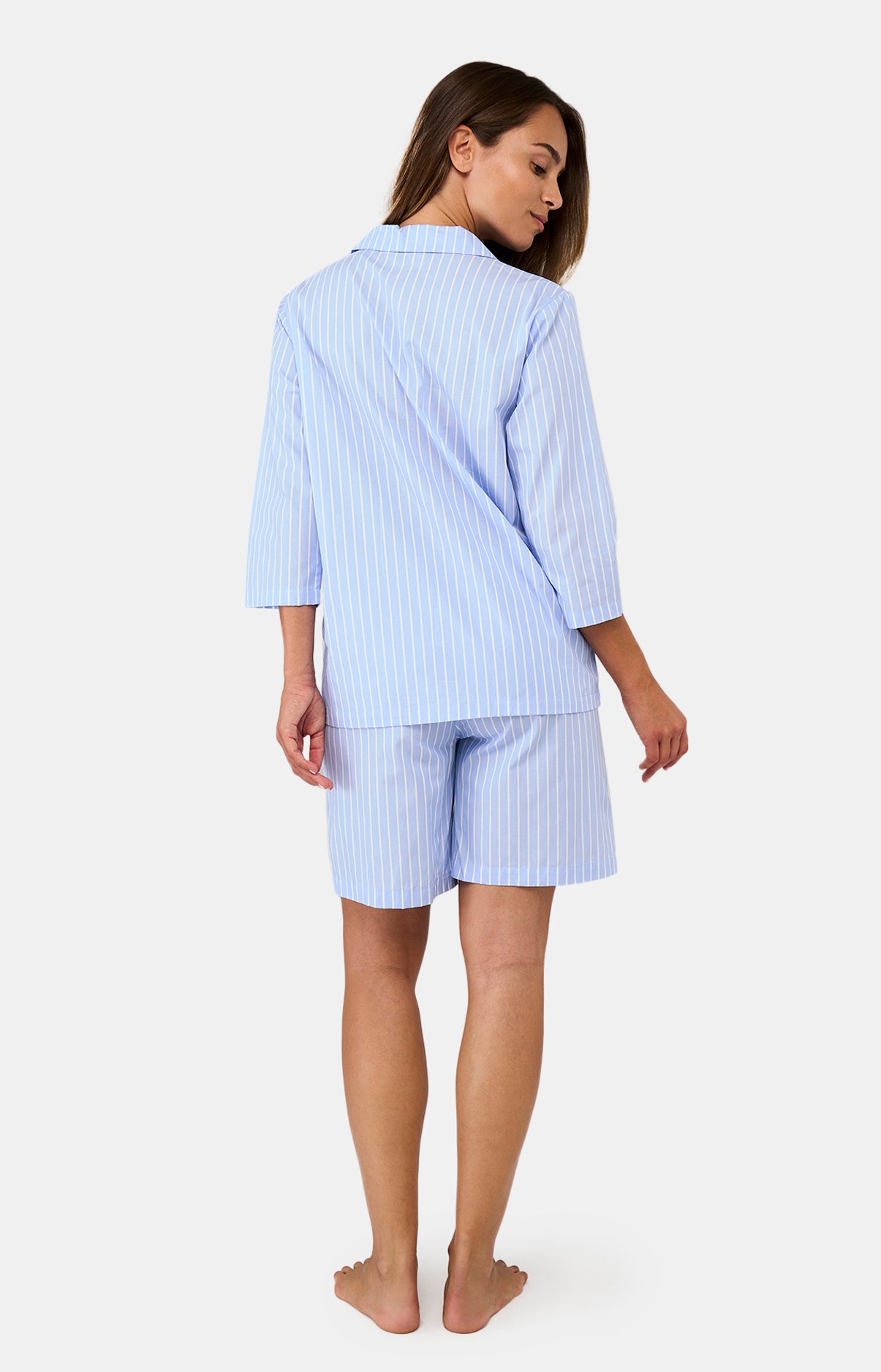 Pyjama court Femme Mona Bleu 5