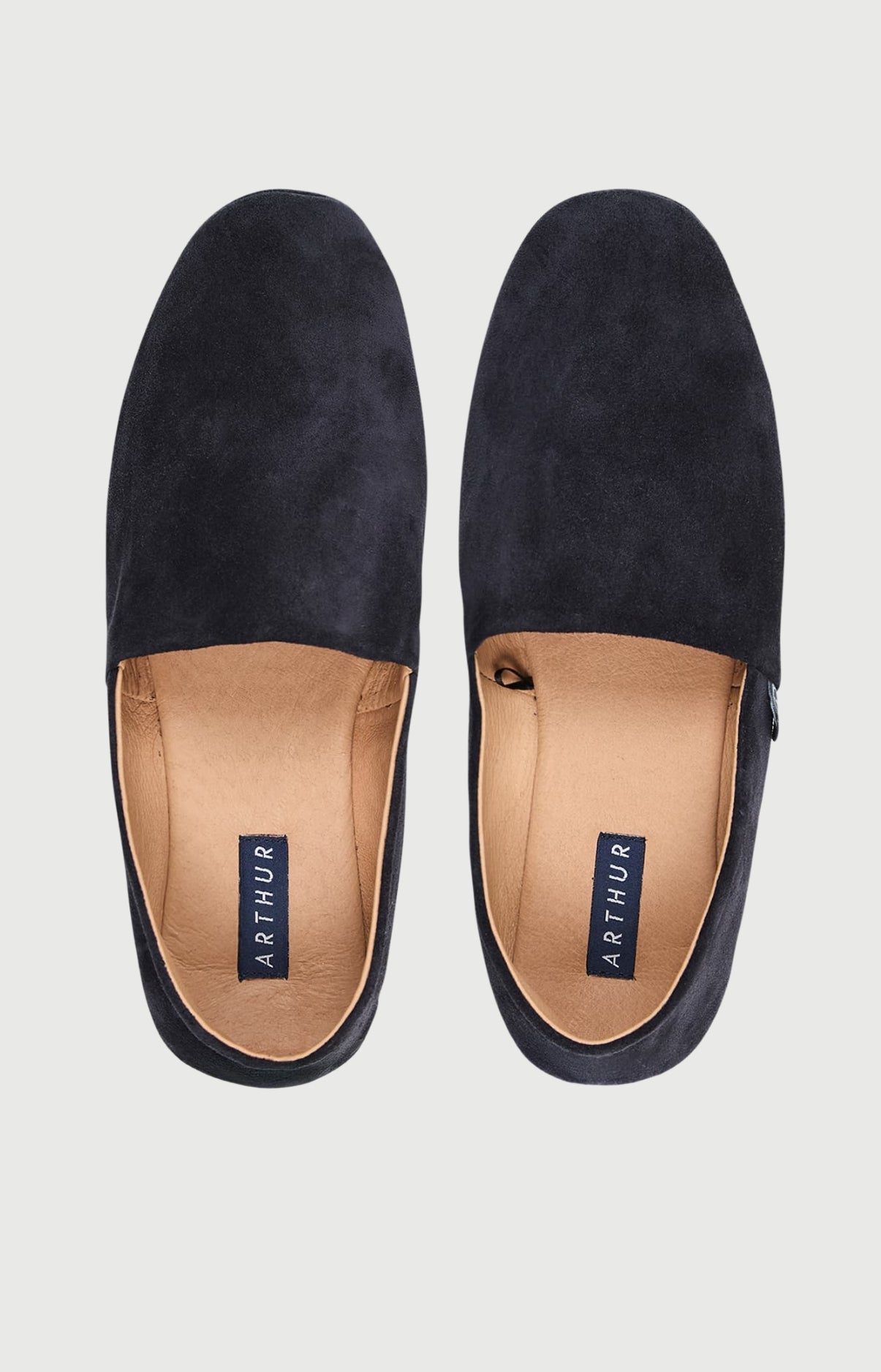 Babouches Homme Cuir Tradi Marine 2