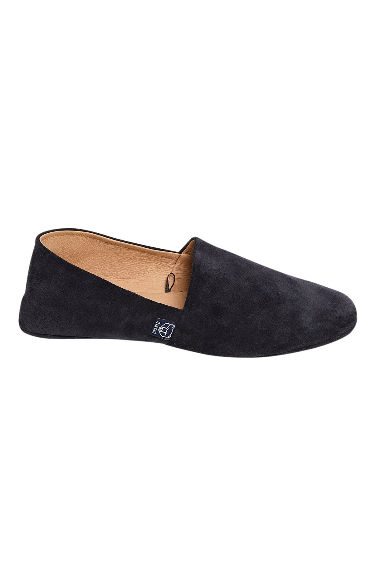 Babouches Homme Cuir Tradi Marine 3