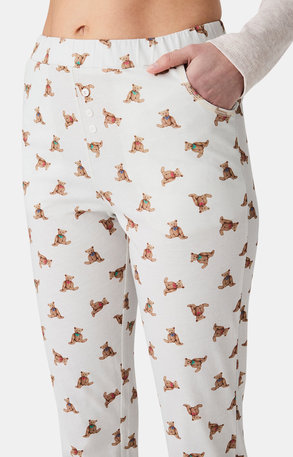 Pyjamas Femme Old Teddy IVOIRE 4