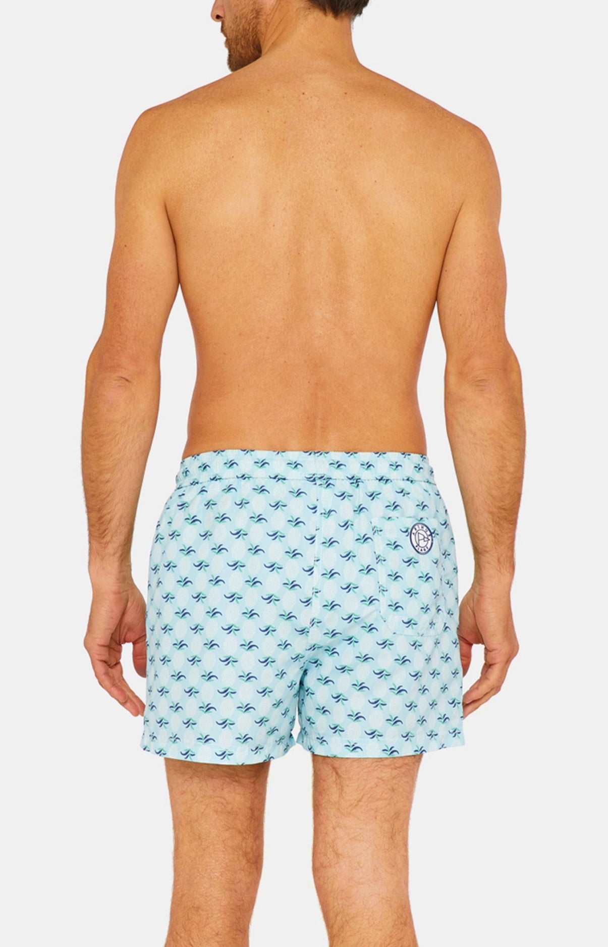 Short de bain Homme Ananas Bleu 6
