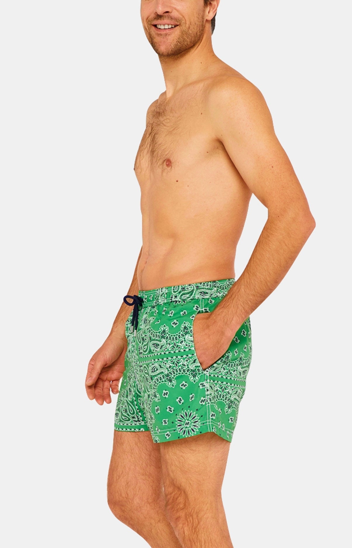 Short de bain Homme Bandana Vert 4