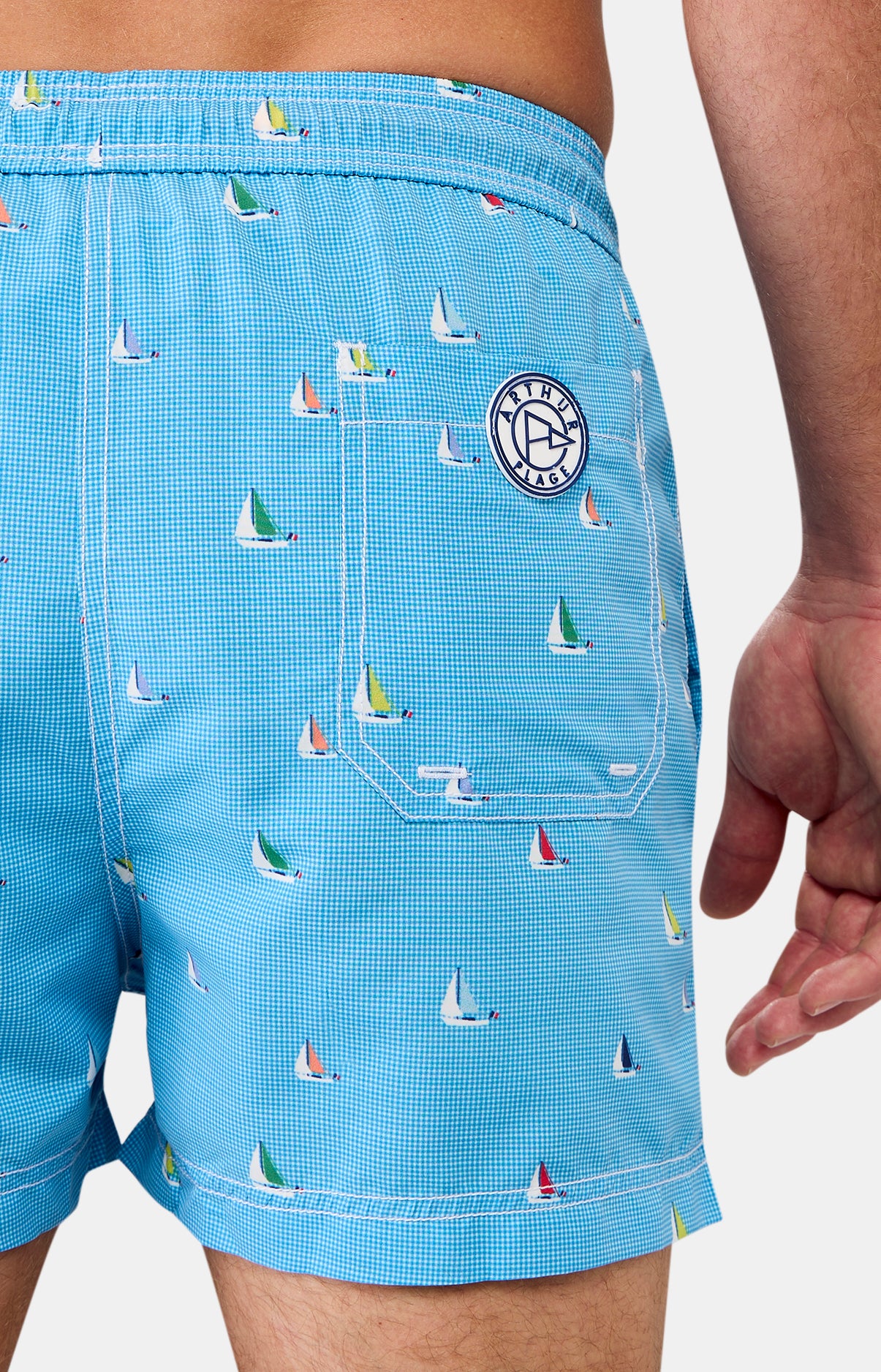 Short de bain Homme Boat Bleu 7