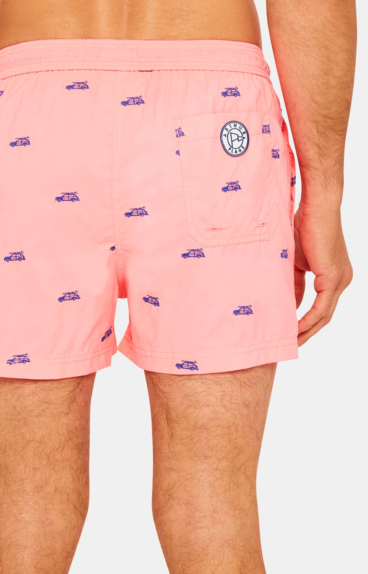 Short de bain motif Californie Rose 7