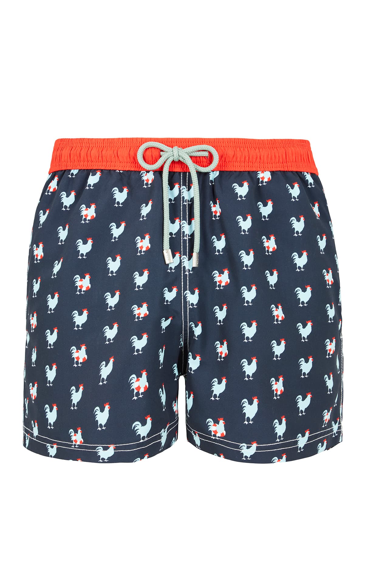 Short de bain Homme motif coq Marine 3