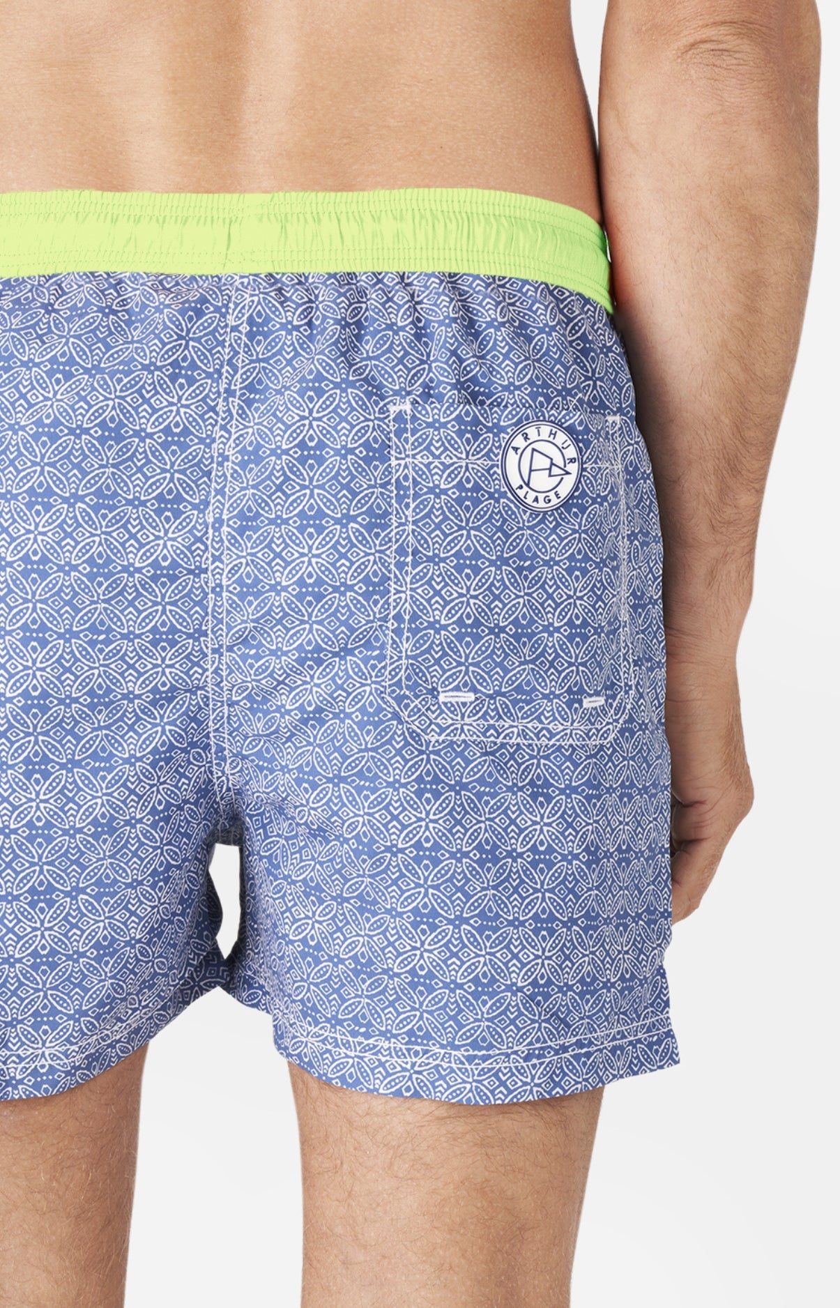Short de bain Homme Ethnique Bleu 6